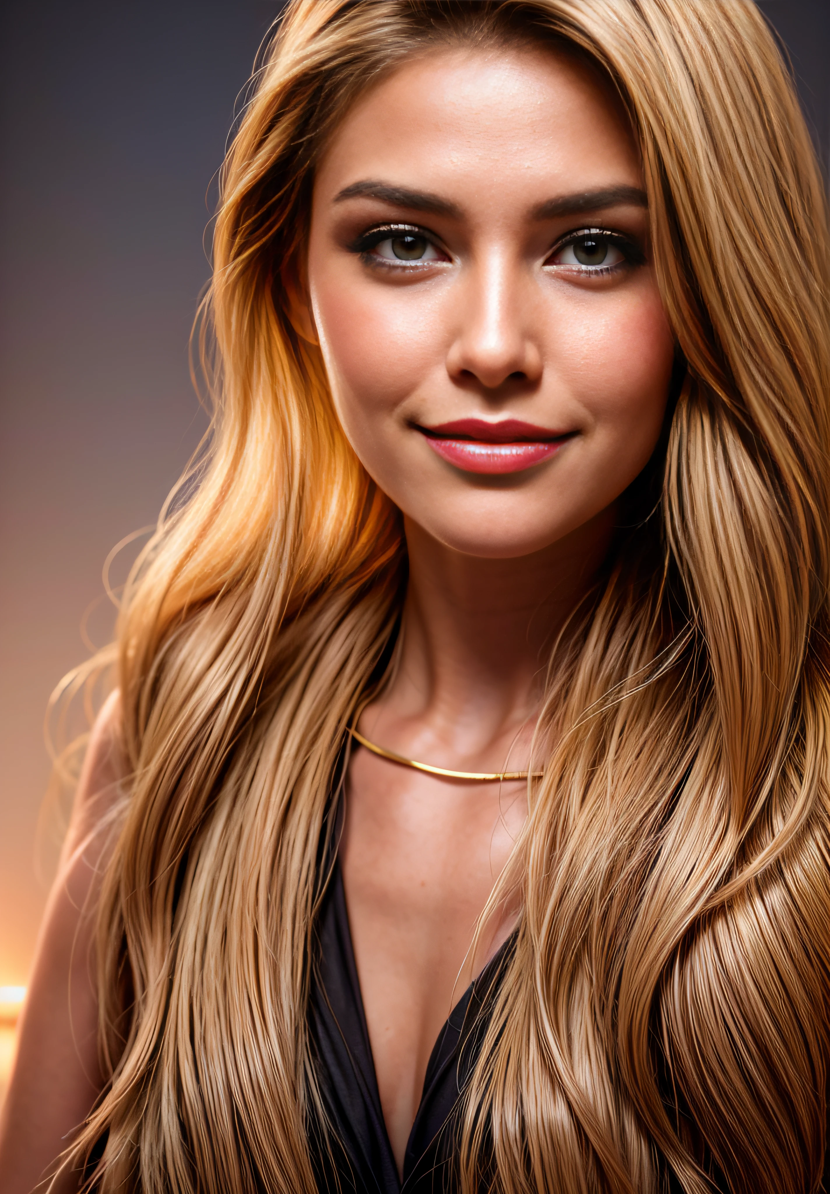 Beautiful woman smiling beautifully