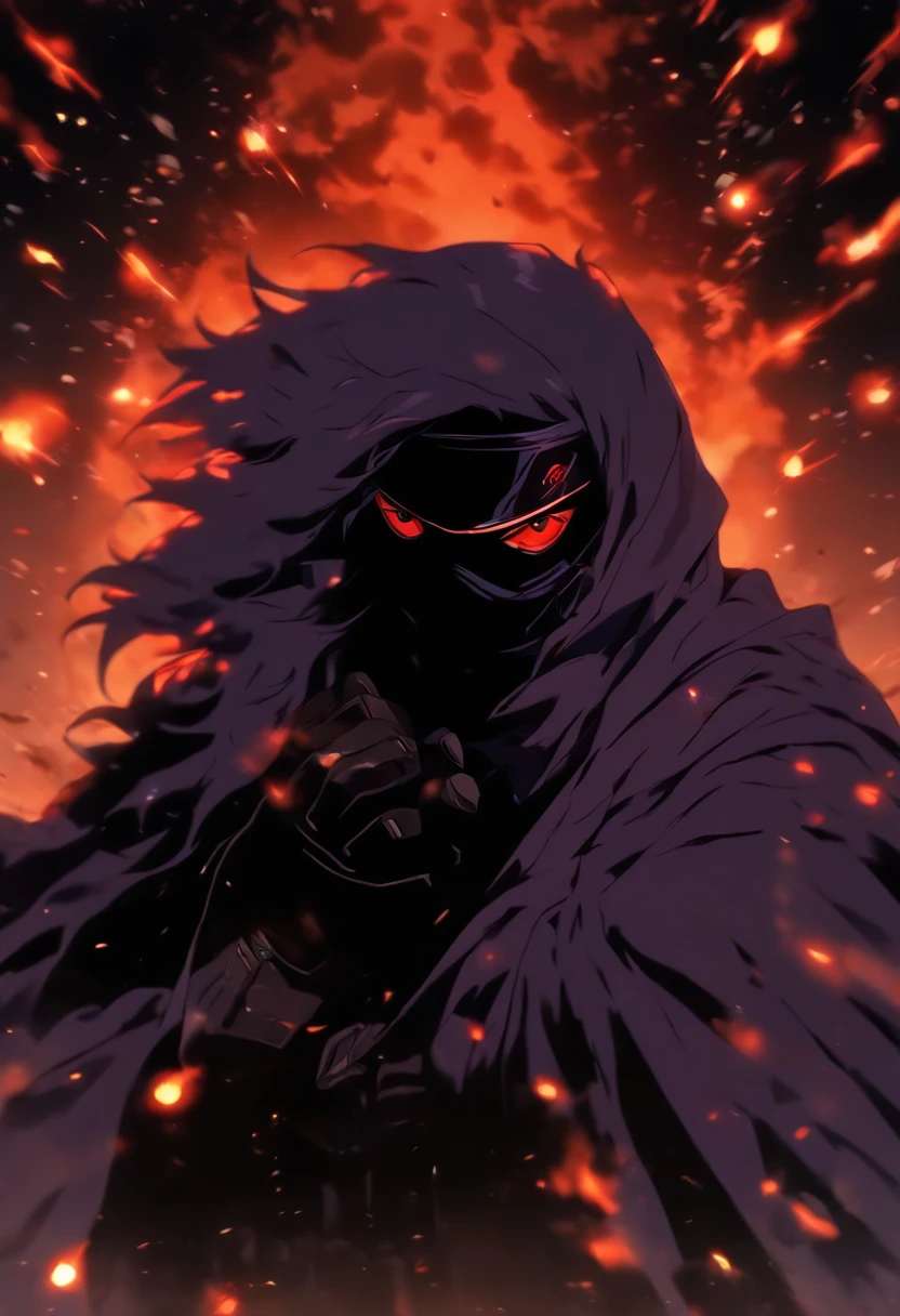 The man dressed as a spy sneaked silently through the darkness, a mask partially covering his face. He was completely immersed in the darkness of the night, with his sniper equipped with night vision pointed at a distant target. The moon cast a dim light, lighting his way as he kept a relentless watch. Controlled breathing, o dedo no gatilho e a mente afiada, ele aguardava o momento perfeito para agir.