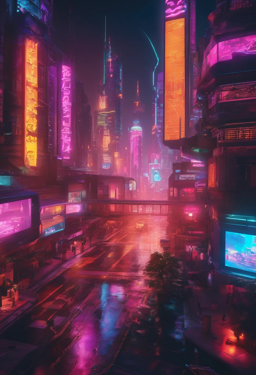 The world of tomorrow commanded by artificial intelligence in very realistic photo in 8K,one world order, futuristic gradient infrastructure, futuristic majestic city