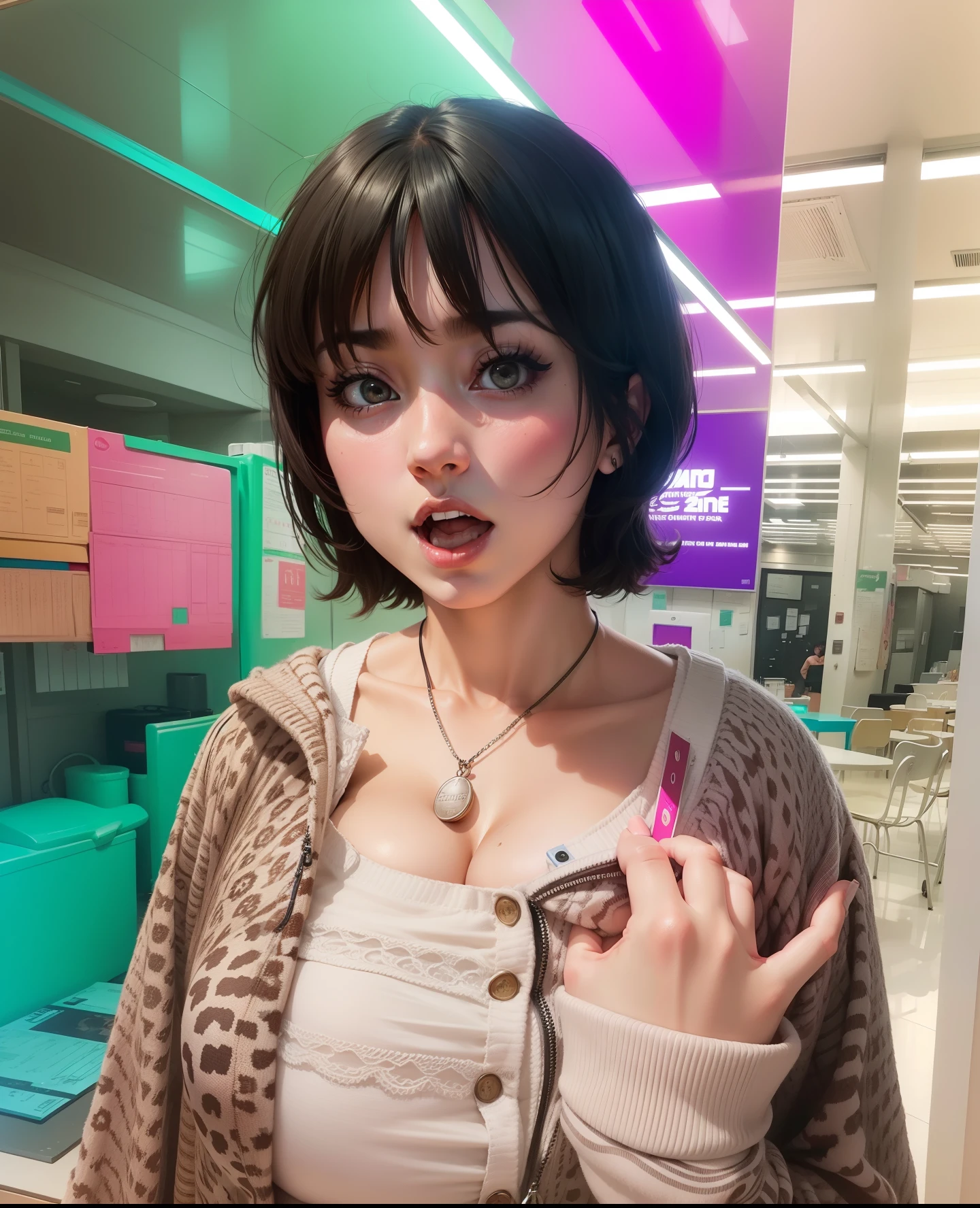 Big boobs hends up