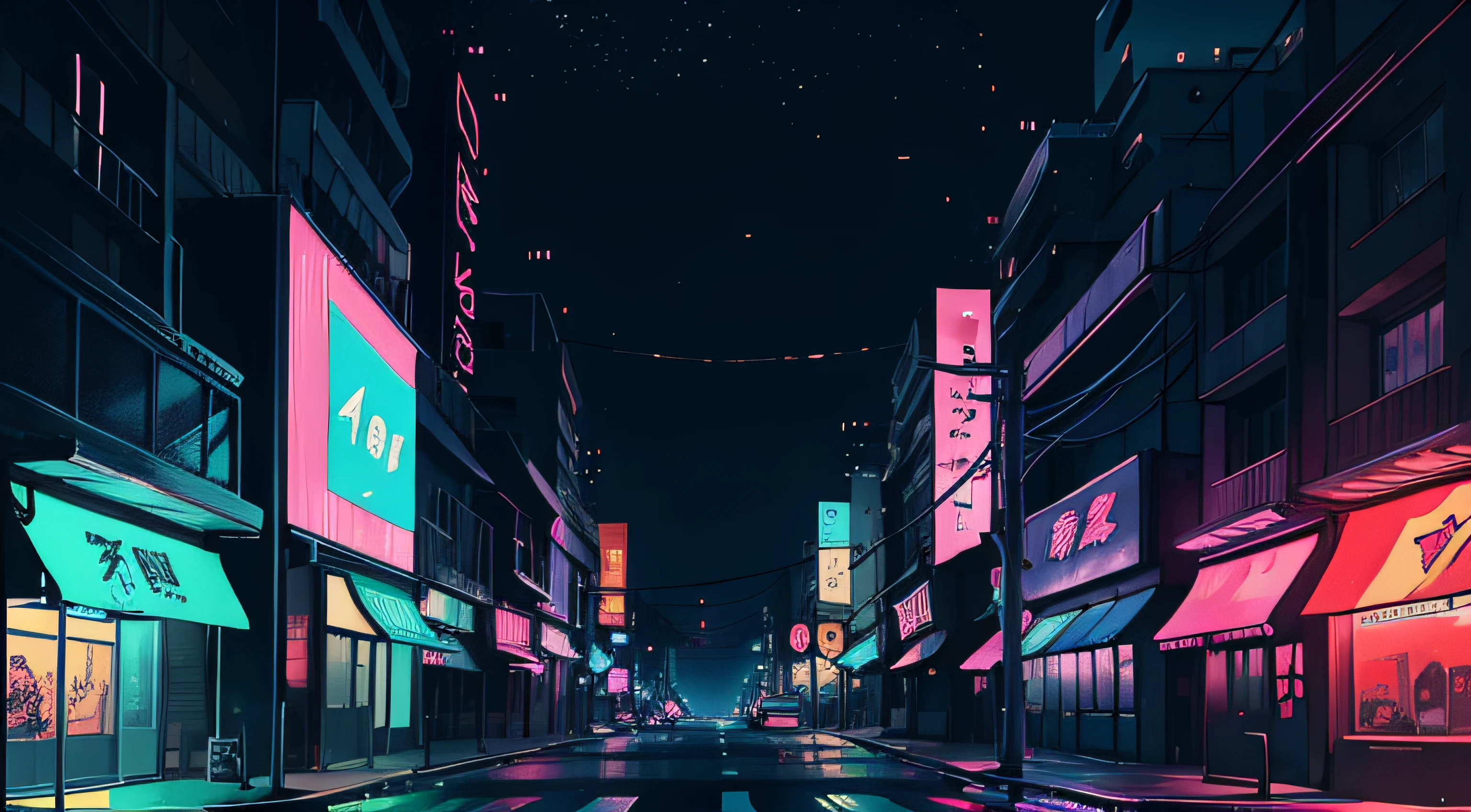 empty neon night street, anime style 4 k, best anime 4k konachan wallpaper, badass anime 8 k, anime moe artstyle, 4k anime wallpaper, anime art wallpaper 8 k, 4 k manga wallpaper, anime art wallpaper 4 k, anime art wallpaper 4k, anime wallpaper 4k, anime wallpaper 4 k