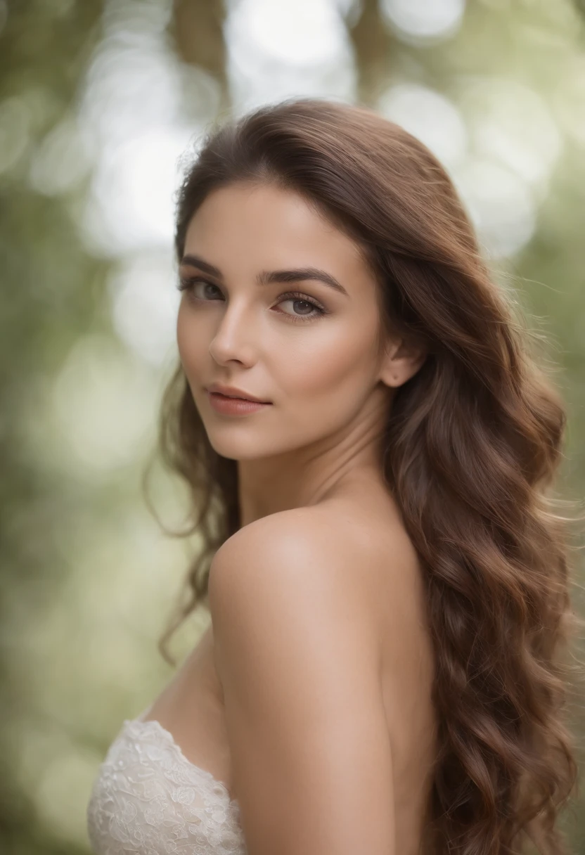 Beautiful mature woman with beautiful wavy long hair, Sexy Mature, naked, Ultra-high resolution,(Realistic:1.4), ((Highest quality)), ((masterpiece)), (be familiar with),