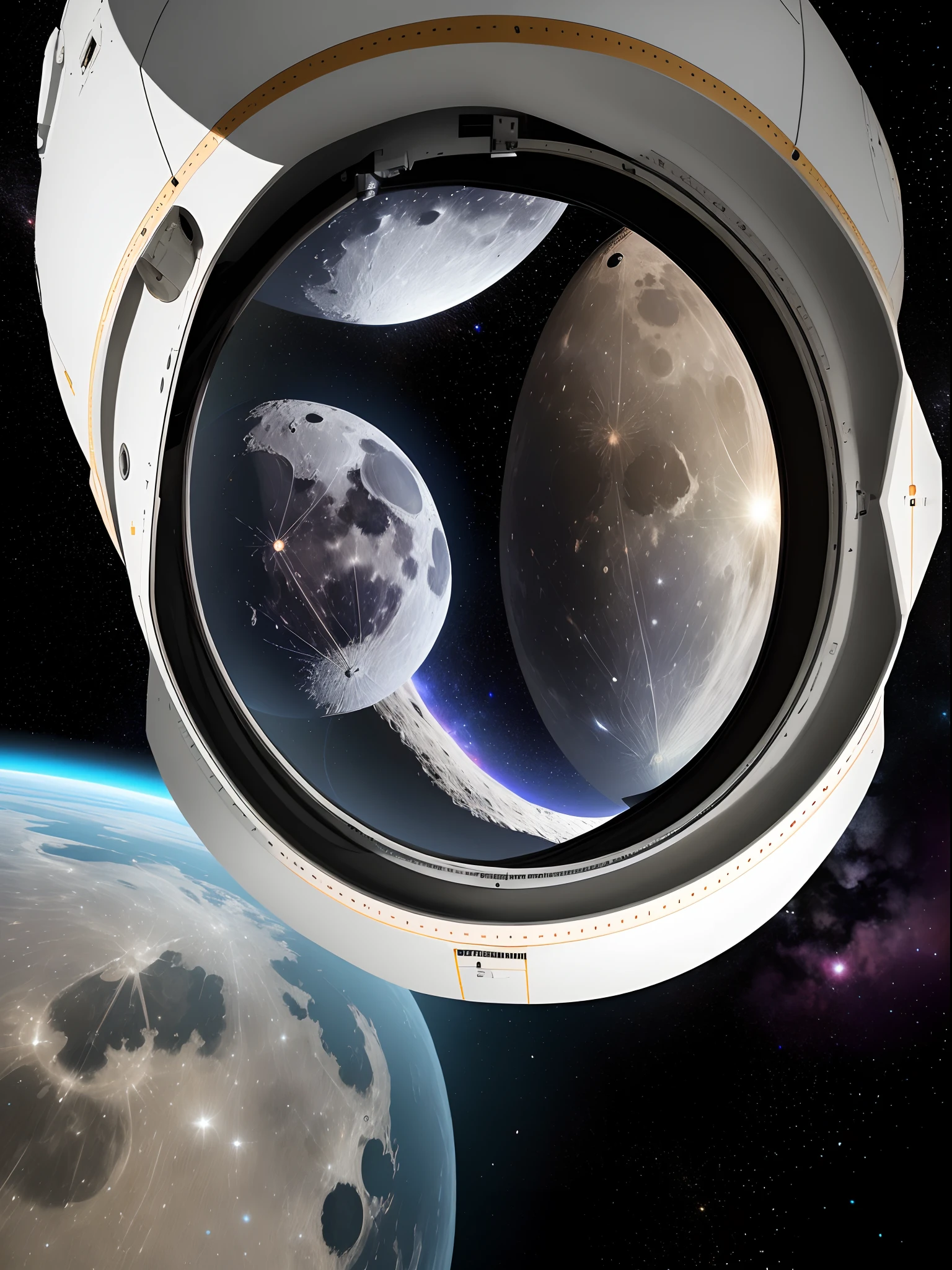 It's the space age now,People can reach the moon by spacecraft,But they can never explore the universe inside people