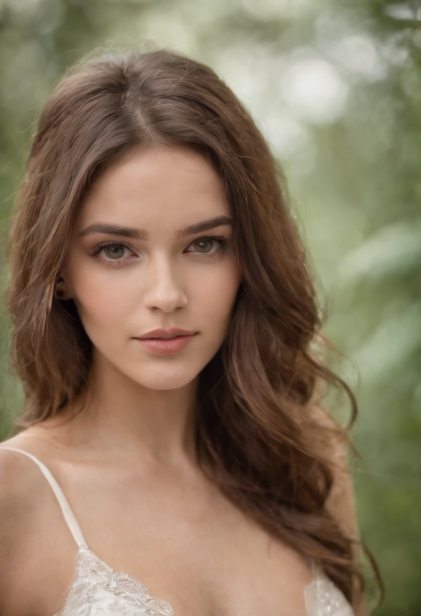 mulher sexy, 20 anos, esguio, atletic, pele bronzeada brilhante, Seios enormes, cintura fina, cabelos loiros cacheados, lingerie branca, Realistic, fotografia, real, natural