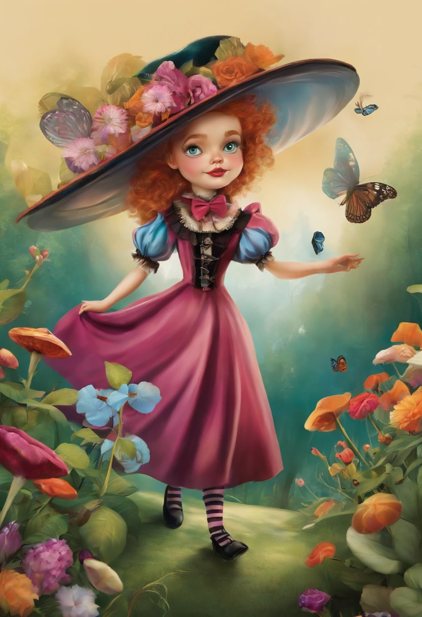 Alice hatter in wonderland