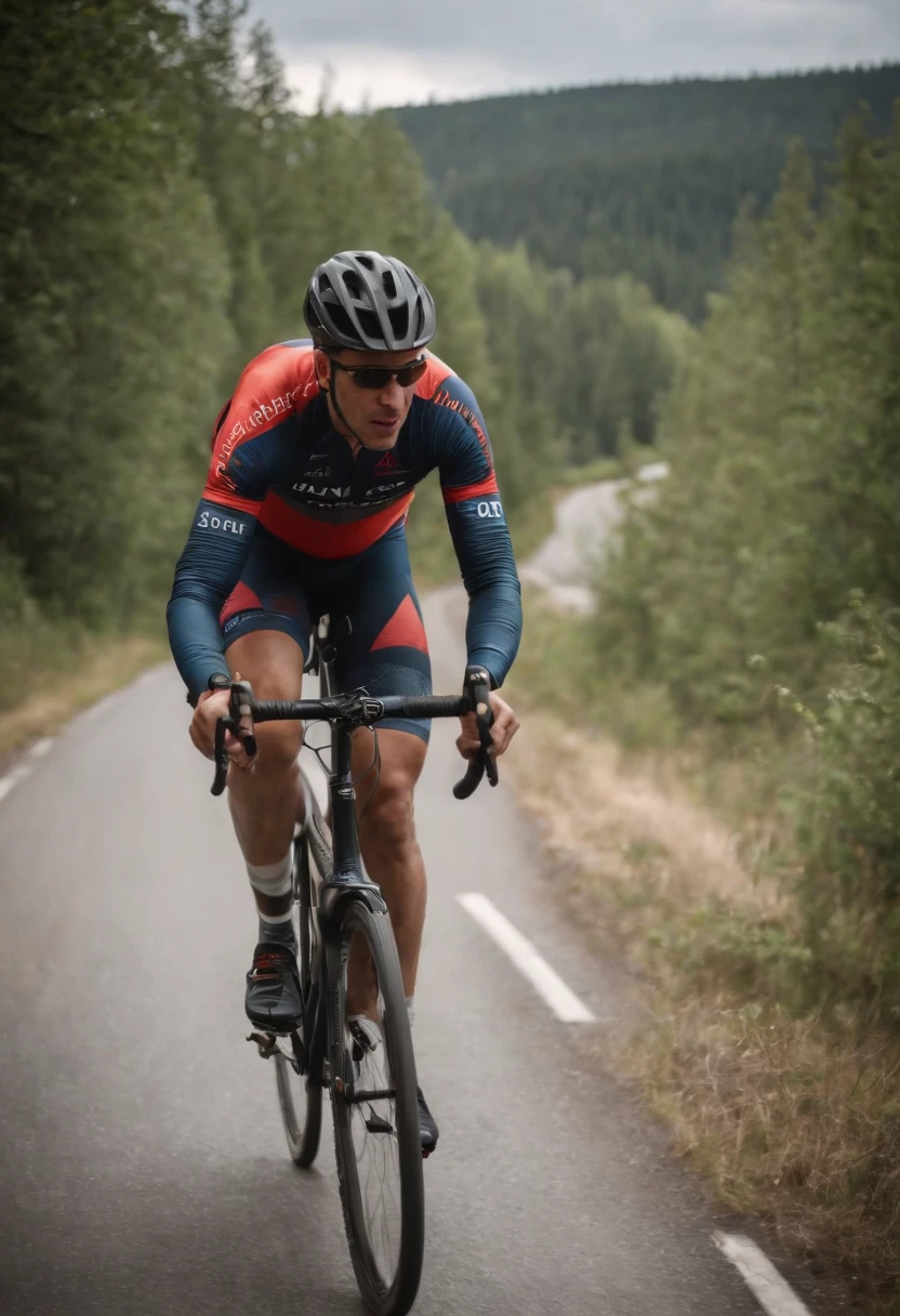 Ciclista, montanha, 8k, arvores, rios, adrenalina