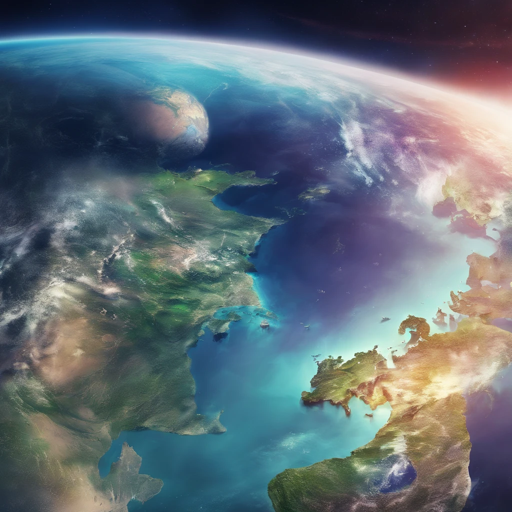 planet earth seen from space
