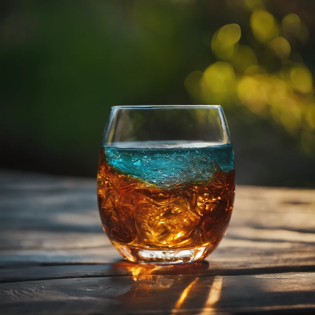 glass of clear water