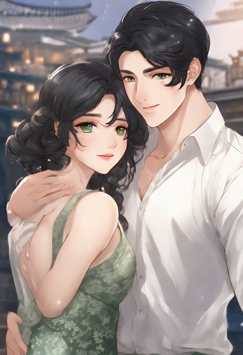 Aylx Lima Momomaru Create Requests Copy prompts Draw a scene of two beautiful young men embracing each other。O primeiro tinha cerca de 25 anos.、Ele tem um alto, corpo tonificado e musculoso.、Her blue eyes and black hair are attractive.。He's charismatic」O outro tinha cerca de 23 anos.、With a lean body for an average height、Blonde hair and green eyes are characteristic.。na faculdade、Apaixonado e curioso nas artes、has a brilliant positive character。There is a strong trust and a deep bond between the two.、Apoiando e reconhecendo a todos。The scene that is、Desenhe com um belo fundo da lua ilustracao de casal da escolar asiatico