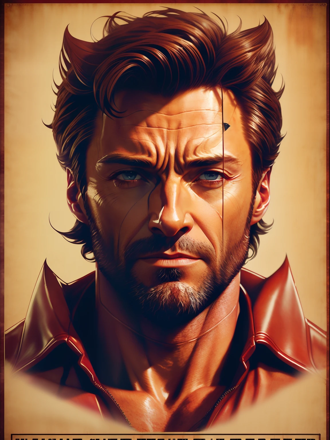 Hugh Jackman as wolverine, vhs effect, (poster:1.6), poster on wall, nostalgia, movie poster, portrait, close up
(skin texture), intricately detailed, fine details, hyperdetailed, raytracing, subsurface scattering, diffused soft lighting, shallow depth of field, by (Oliver Wetter)