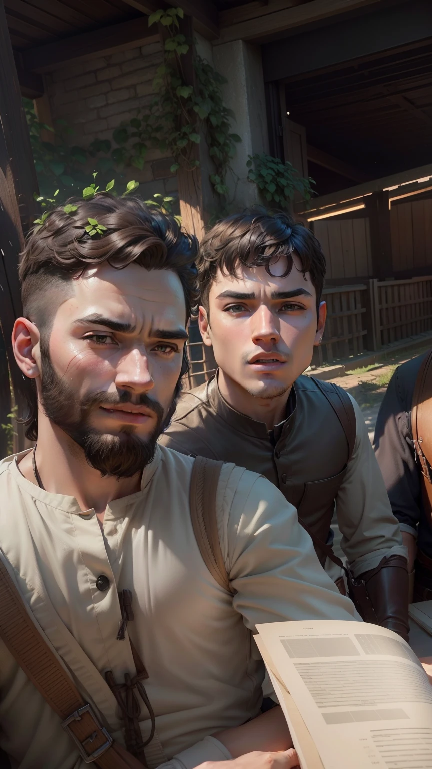 Generate Thier realistic masterpiece avatar don't change Thier faces and clothes.looks real young boys.4k ultra super HD resolution.