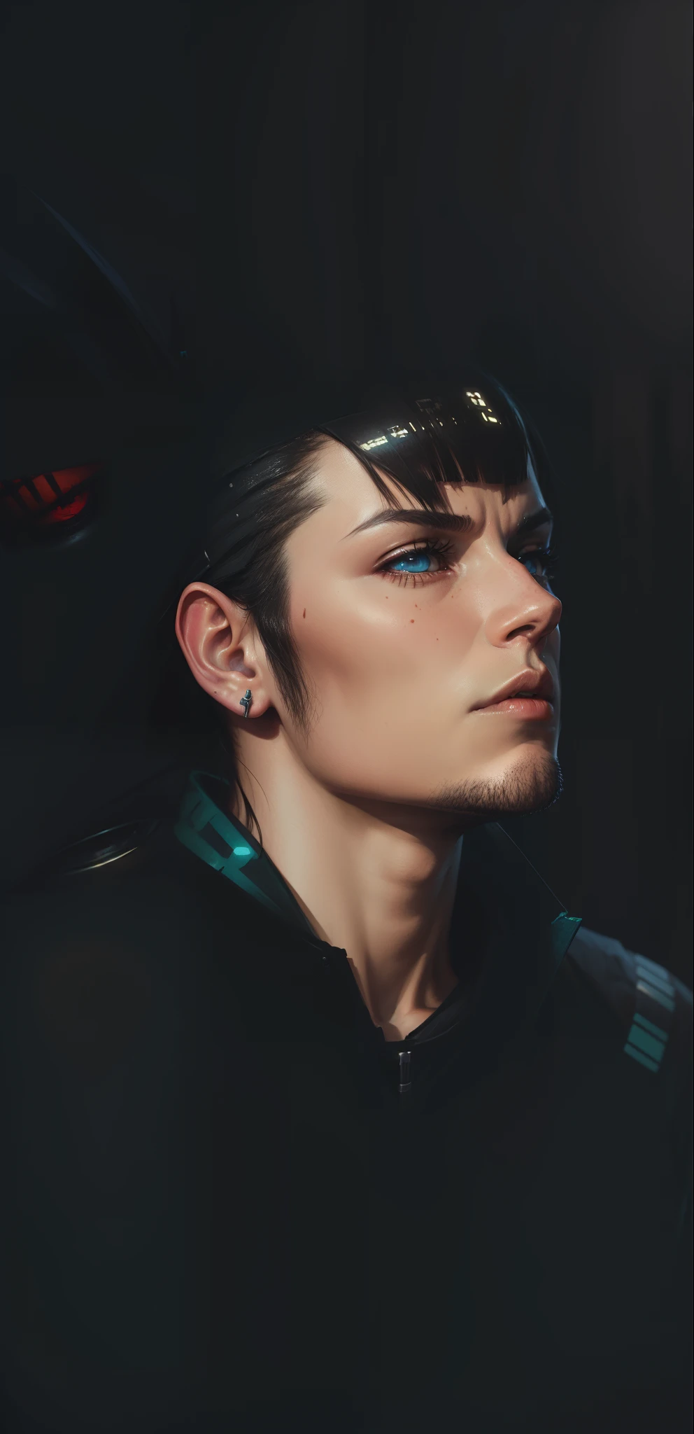 Change it into an avatar fan art cyberpunk theme