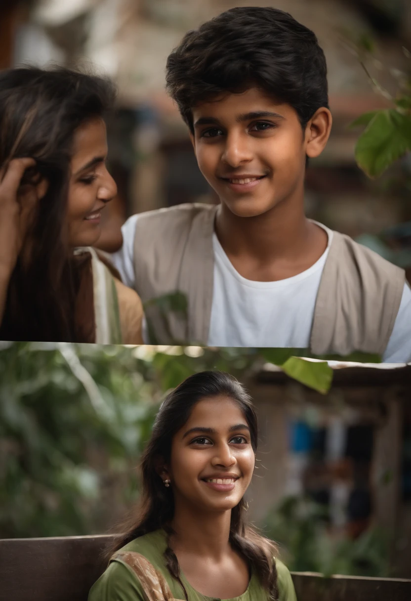 A young Pakistani boy, 19 years old, with dark hair and brown eyes, is sitting in a cafe in Manila. He is looking at a beautiful young Filipino woman, 25 years old, with long black hair and dark eyes. They are both smiling at each other, and there is a sense of electricity in the air.

The boy is from Khyber Pakhtunkhwa, a province in Pakistan. He is studying at a university in Manila, and he is homesick. He has never felt like he belonged in Pakistan, and he has always felt like an outsider. But when he sees the Filipino girl, he feels like he has finally found a place where he belongs.The girl is from a small town in the Philippines. She is studying to be a nurse, and she dreams of one day working in the United States. She has never met anyone from Pakistan before, but she is immediately drawn to the boy's kind eyes and gentle smileThe boy and the girl start talking, and they quickly realize that they have a lot in common. They both love to read, they both love to travel, and they both have a passion for helping others. They start spending more and more time together, and they soon fall in love.

Their relationship is not without its challenges. The boy's family does not approve of the relationship, and they try to convince him to break up with the girl. But the boy is determined to be with her, and he eventually convinces his family to accept their relationship.The boy and the girl get married, and they move to the United States. They have two children, a boy and a girl. They live happily ever after.