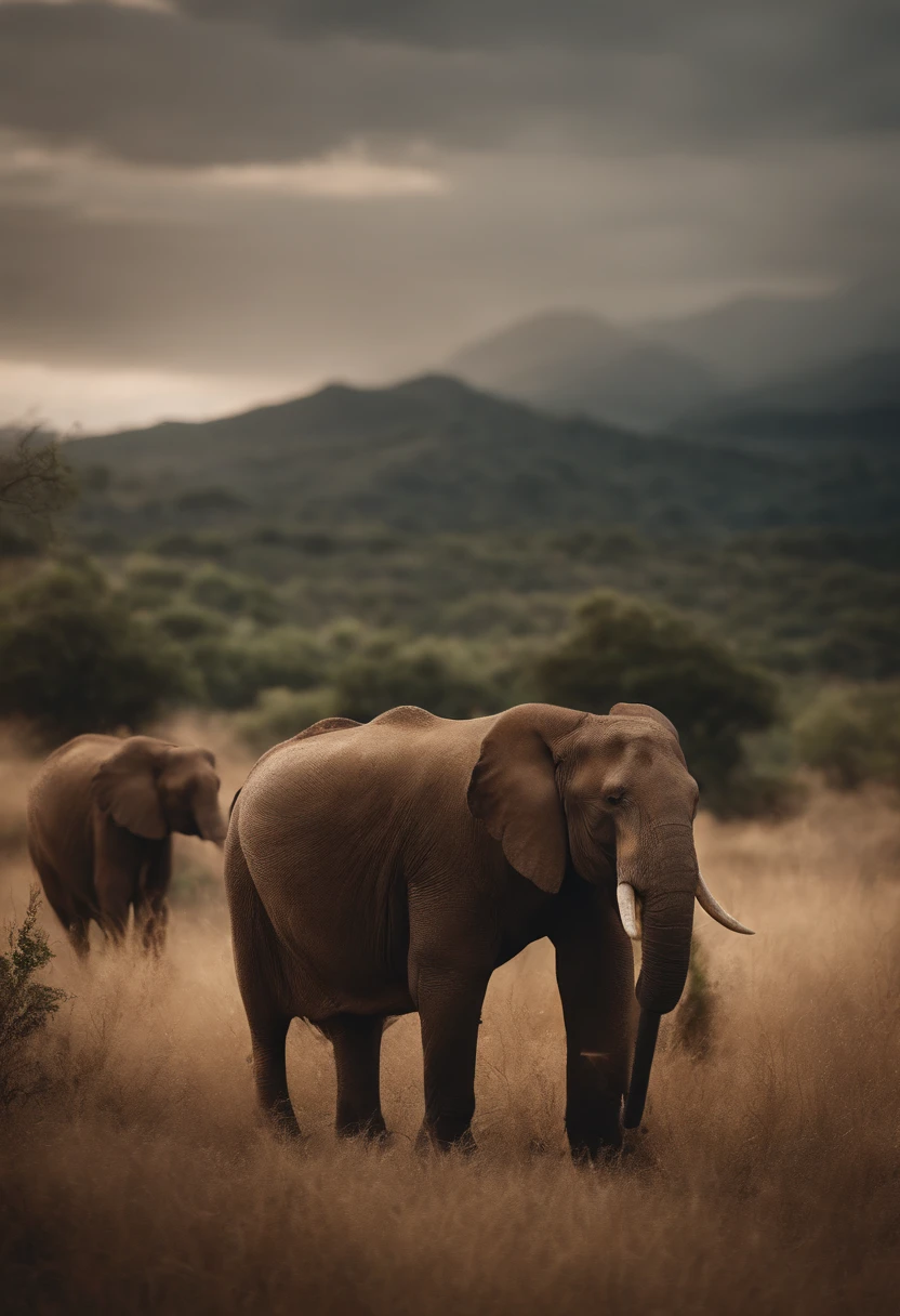 Scenes of peaceful coexistence between communities humans and wildlife