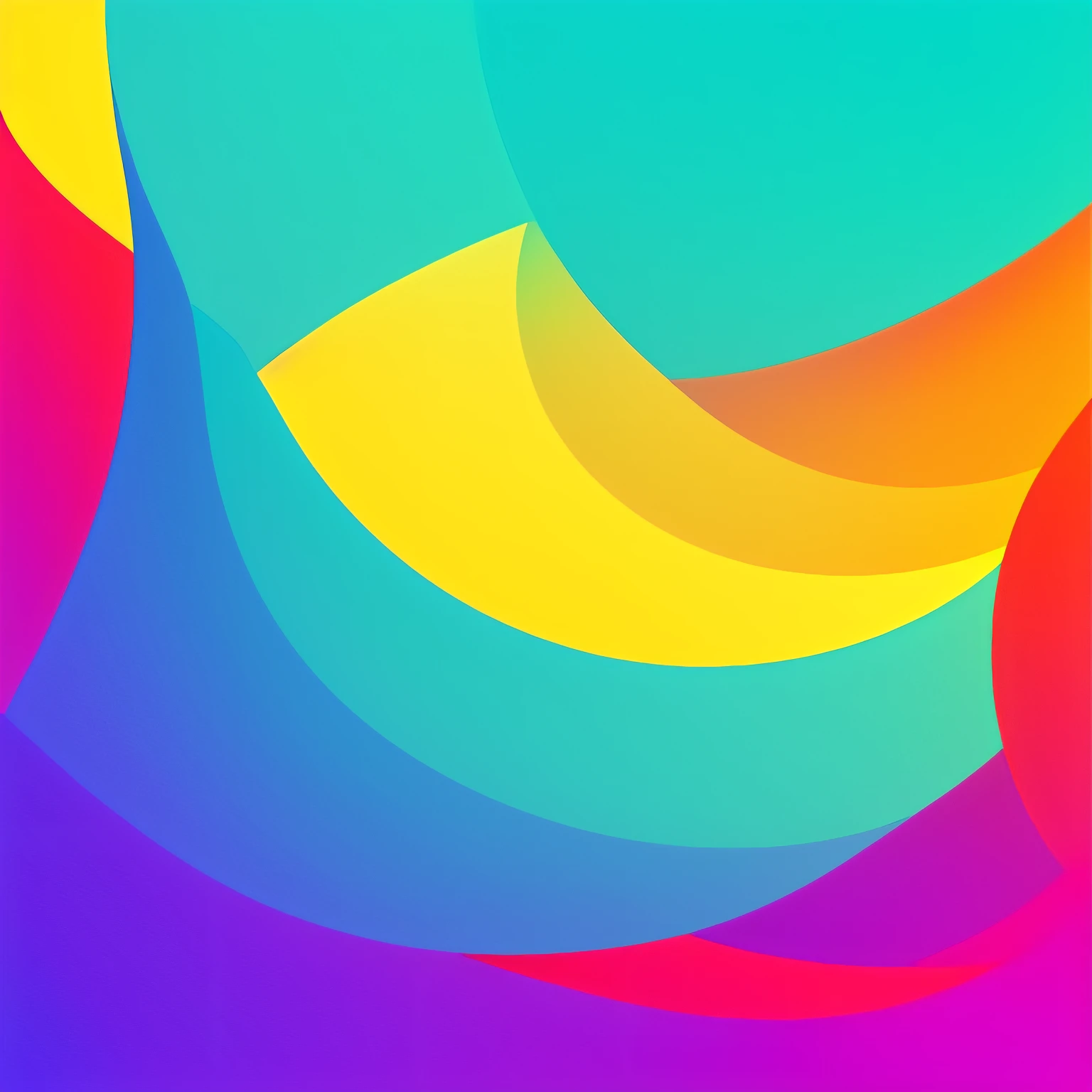Background style "Flat In 2D" with this image. Reveal the perfection of the image. Cores alaranjando, amarelo, azul e roxo.