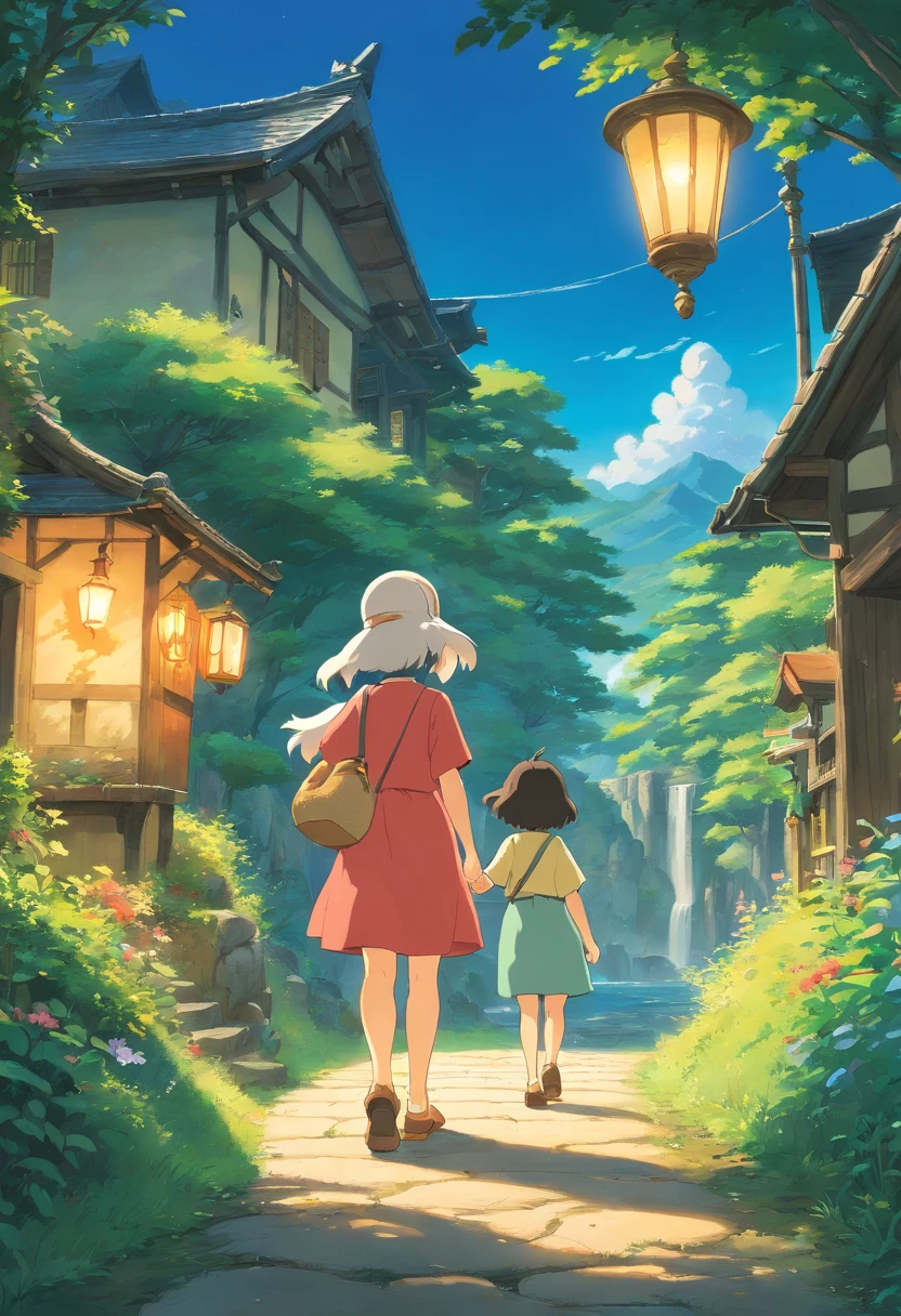 beautifully animated Studio Ghibli anime, vibrant colors, magical landscapes, whimsical characters, detailed hand-drawn animations, enchanting music, heartwarming storytelling, breathtaking flying sequences, stunning fantasy worlds, cute and lovable creatures, emotional scenes, artistic watercolor backgrounds, nostalgic atmosphere, imaginative storytelling, captivating visuals, iconic Ghibli style, dreamlike settings, mythical creatures, epic adventures, strong character development, intricate costume designs, visually stunning magic, unique and memorable characters, iconic Studio Ghibli charm, heartwrenching moments, charming slice of life moments, awe-inspiring animation, serene nature scenes. (best quality, 4k, highres, masterpiece:1.2), ultra-detailed, realistic, vibrant palette, soft natural lighting.