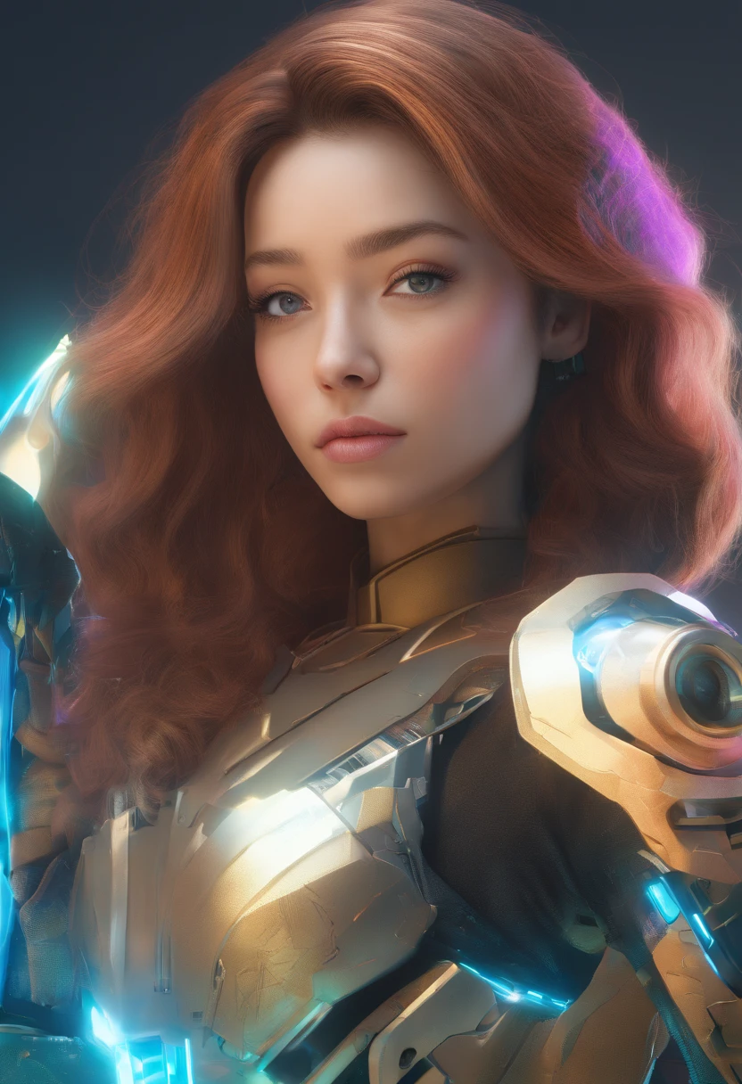 A girl with beautiful detailed eyes, detailed lips, and extremely detailed face, posing in a 3D model. She is wearing a stylish outfit and standing in a studio lighting setup. The 3D model is made of ultra-detailed textures and has a realistic, photorealistic appearance. The colors are vibrant and the lighting creates a dramatic atmosphere. The girl is surrounded by futuristic elements and there are holographic projections in the background. The overall image has a sci-fi concept artists feel to it. The quality of the image is top-notch, with the best quality, 4k, 8k, highres, and masterpiece:1.2. The focus is crisp and the rendering is physically-based, creating a high level of detail.