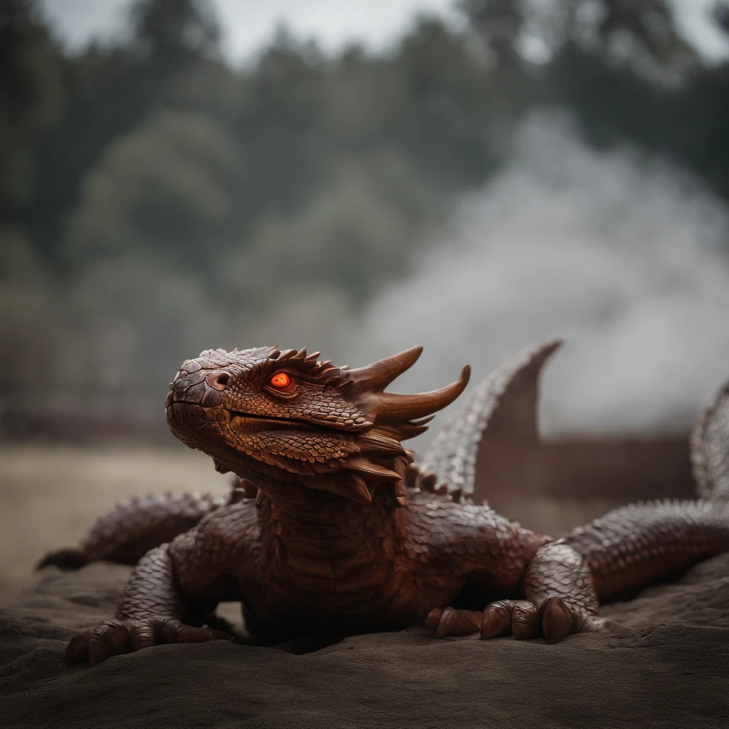 Tenryu Dourado,Rough red eyes,Close-up release of fire blood from the nose,Chest scales,alta qualidade,8k,muitos detalhes,Alface de fogo,Infelizmente,4 pernas,Garras manchadas,Ouro,Perigos,fires,dentes pontiagudos,big dragon,imensidade,Threatening,imponente
