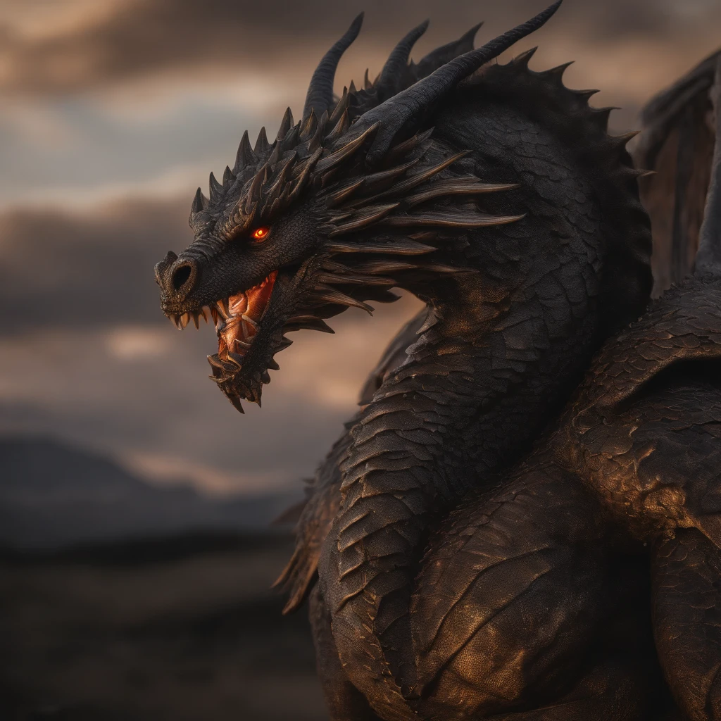 Balerion the black dread Black Dragon