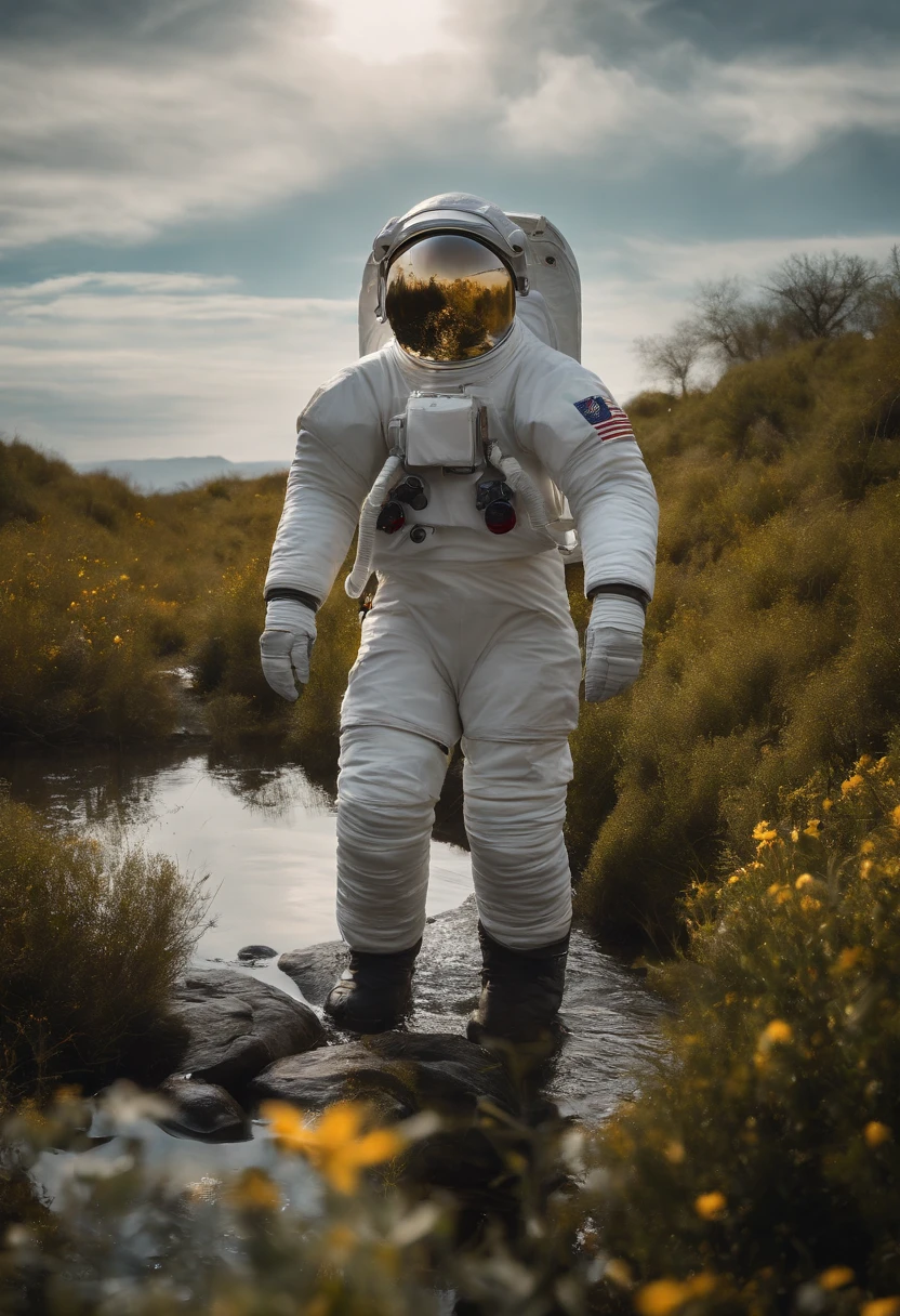 Morning was waking up on an unknown planet, Like shaking off particles of night fog. gradually, The silhouettes of plants and the contours of the landscape became more and more distinct in the light of the rising sun. cosmonaut, shrouded in his spacesuit and with a reflective visor, stepped out of his spacesuit, His heavy footsteps echoed in the soundlessness of the planet.
The air on this unfamiliar planet was saturated with aromas, never encountered by the human sense of smell. The thick and sweet smell of flowers mingled with the spicy notes of unknown plants. Wei beside him, A light mist swirled, creating an atmosphere of mystical miracle and absolute silence.
The planet seemed to be the artist's canvas come to life. A certain visible and invisible oceans stretched before the eyes of the astronaut, boasting a variety of shades from turquoise to deep blue. Islands, covered with strange and magical trees, shone on the surface of the water, Like little gems.
In the distance, on the remote peaks of the mountains, The local creatures seem to have watched him with their bright eyes – their shapes and colours were so wonderful;, As if they came straight out of a fantasy world. The space traveler felt, that these creatures are the key to the mysteries and secrets of this unknown planet.
The morning wind caressed the astronaut's face, carried the gentle notes of the melody, that no one has ever heard. It was created by the whisper of plants, the sound of water, and the breath of nature of the planet itself. This harmony of nature penetrated into his heart in an instant, filled his soul and gave him strength to continue on his way, exploring the mysterious worlds of the universe.
And here it is, imbued with this magic, The cosmonaut decided to explore further. He moved forward, between azure lakes and fields of unprecedented beauty, adapting to the incredible nature of this planet with each step. He didn't know, What else is yet to be discovered by him in this mystical place, But he was full of determination and passion - the opportunity to know and understand the unknown was his passion.