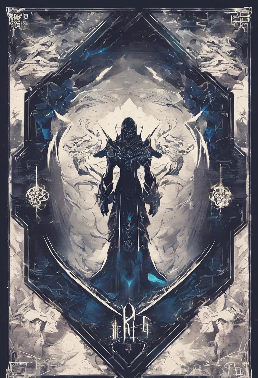 Crie um logotipo inspirado em anime para o jogo "Rise of the Devil." The logo should incorporate the themes of demons and angels with a captivating and vibrant design. Incorpore elementos como asas de fogo, Halos Celestiais, and intricate symbols to represent the clash between darkness and light. Use uma paleta de cores que inclua tons profundos de carmesim, ethereal blues, and contrasting whites to create a visually striking composition. Use stylized letters with a touch of fantasy to reflect the game's anime aesthetic. Infuse the logo with an aura of mystery and power, seducing players with his captivating depiction of the supernatural realm. With a text written behind "Demon Rise"