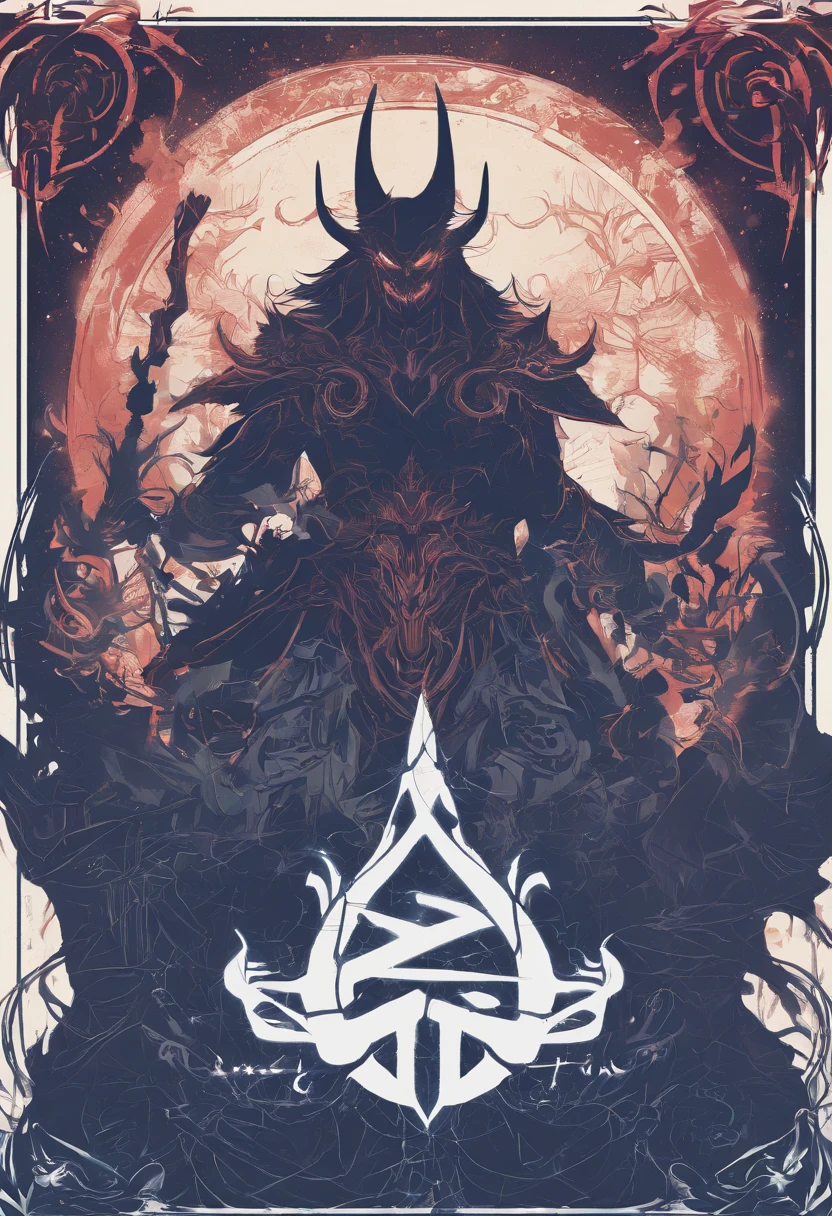 Crie um logotipo inspirado em anime para o jogo "Rise of the Devil." The logo should incorporate the themes of demons and angels with a captivating and vibrant design. Incorpore elementos como asas de fogo, Halos Celestiais, and intricate symbols to represent the clash between darkness and light. Use uma paleta de cores que inclua tons profundos de carmesim, ethereal blues, and contrasting whites to create a visually striking composition. Use stylized letters with a touch of fantasy to reflect the game's anime aesthetic. Infuse the logo with an aura of mystery and power, seducing players with his captivating depiction of the supernatural realm. With a text written behind "Demon Rise"