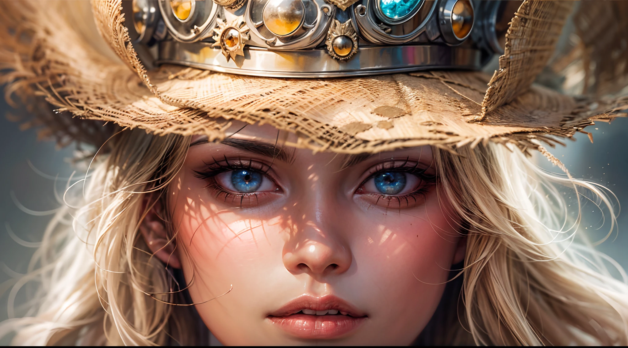 Alice in Tecland, dynamic Pose, Ultra High Resolution, Masterpiece, , beautyfull face with gorgeous shiny eyes, cowboy shot