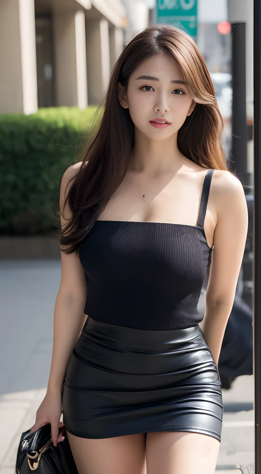 ((top-quality、8K、masterpiece:1.3))、foco nítido:1.2、Beautiful Women in Perfect Style:1.4、Full Bord Bill Four、Slender Abs:1.2、((dark brown hair、Colossal tits:1.2))、(Dark light、In the street:1.1)、Colossal tits、My chest is about to tear、Plump body、Highly detailed facial and skin texture、A detailed eye、二重まぶた、Tear bag、stunningly beautiful face、Unclear、Transparent skin、23 years old、Beautiful Big Bust、Beautiful even from the outside、Whole body, Long leg,A look of shame、Bust is larger than H cup、Exposing cleavage、Violent,Pale lighting, tight short skirt、Tight clothes、Clothes so thin that you can see your skin、closed thin lips、Date arrangements、Casual clothing、Sweaty body、Feelings of first love、A smile、Perfect coordination、big butts、Exposed skin、The desire to have sex is in the expression、female genitalia in wet, bitch but hidden