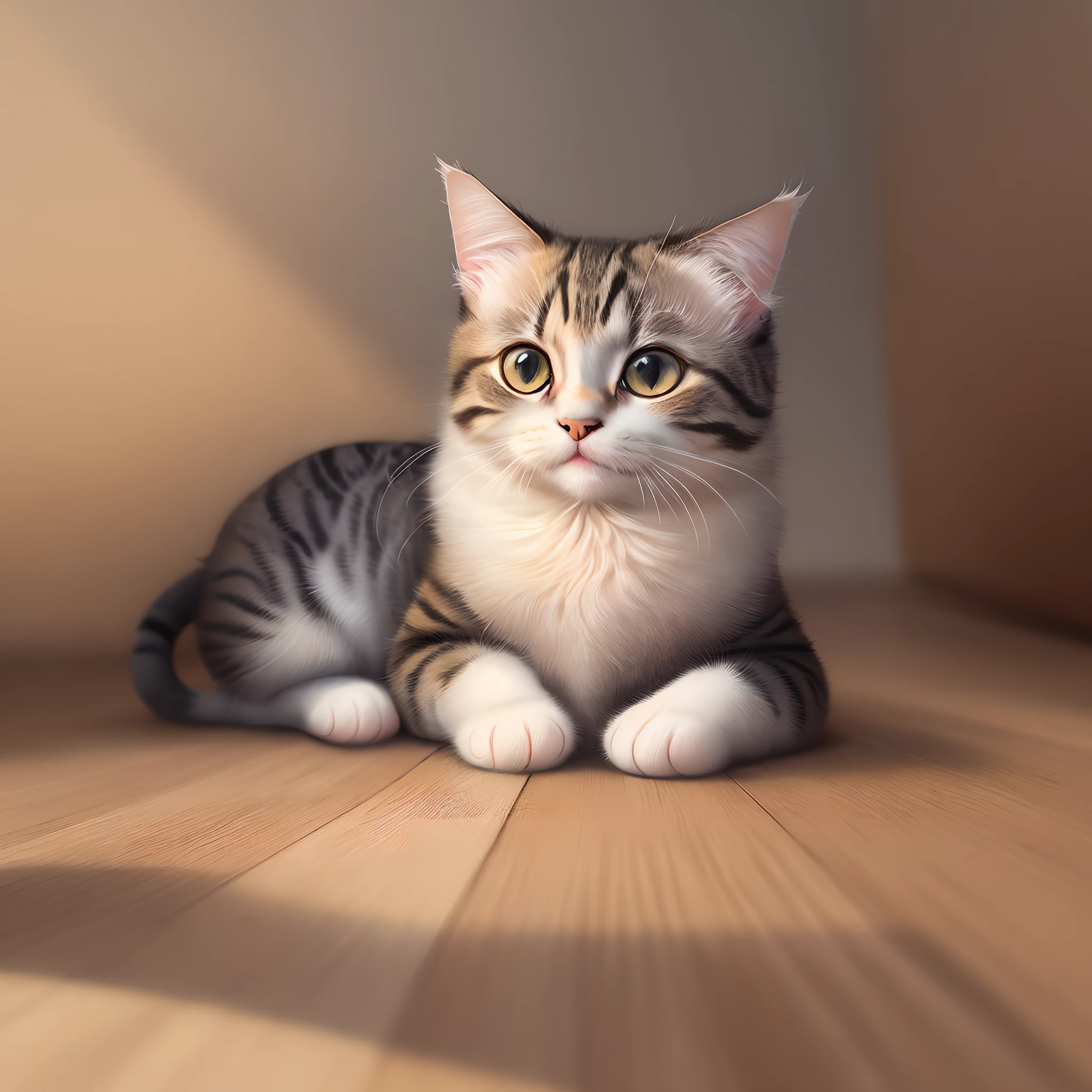 design beautiful cute cat