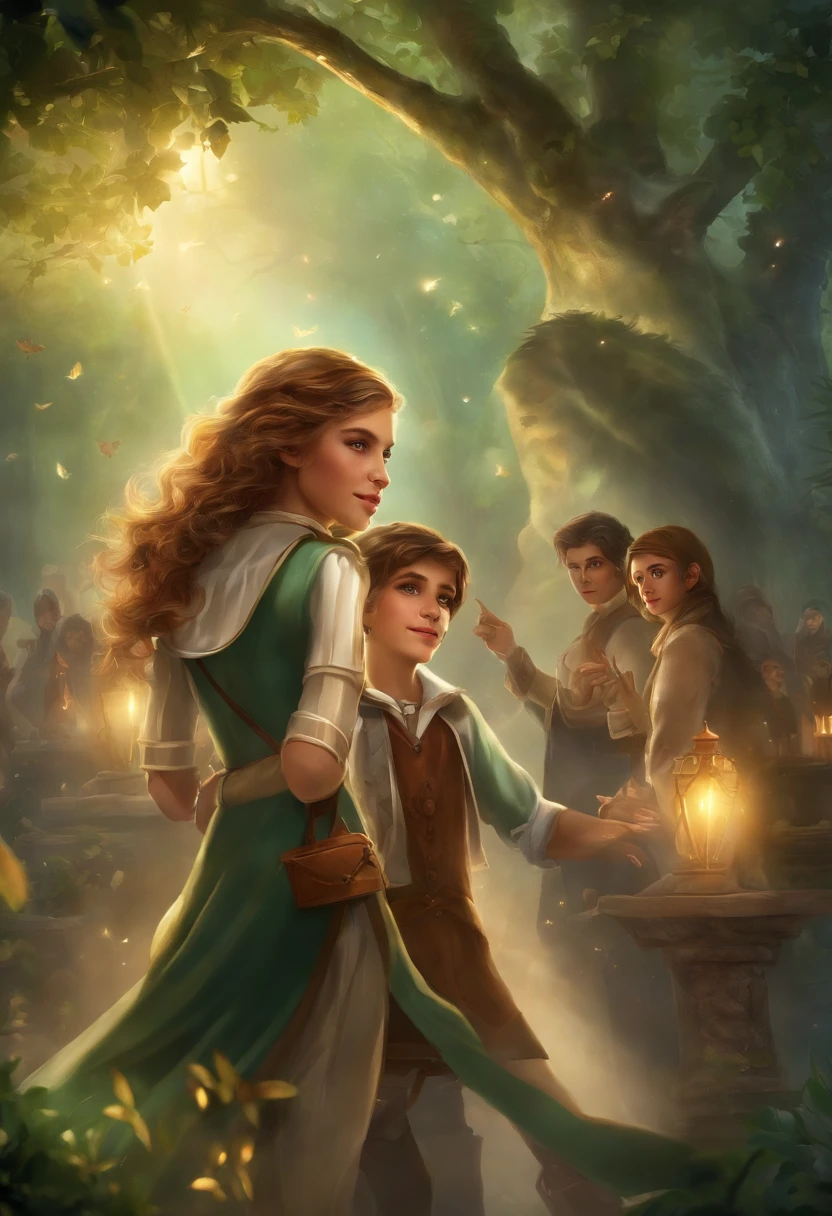 title: "Academia Arcana: The Magical Creatures Boarding School"
1. The protagonist is a young fairy named Lila, que sempre foi curiosa sobre o mundo humano e anseia por descobrir seus segredos. Ao ingressar na Academia Arcana, Lila befriends a diverse group of non-human students, each with unique magical abilities.
2. During a class on the Magic Forest, Lila e seus amigos encontram um portal escondido, taking them to an unknown part of the magical world. There, They discover an ancient prophecy that says only they can save the kingdom from a great threat.
3. O romance se desenvolve entre Lila e um jovem lobisomem chamado Ethan. No entanto, suas diferentes origens criam um conflito entre eles, for many believe that the union between fairies and werewolves is forbidden.
4. Durante as aulas, Students learn to control and hone their specific magical skills. Ademais, They also have lessons on how to adapt to the human world and blend in with humans without revealing their true identity.
5. The competition between the different races is fierce, levando a intrigas e rivalidades entre os alunos. A group of orc students try to sabotage the other races