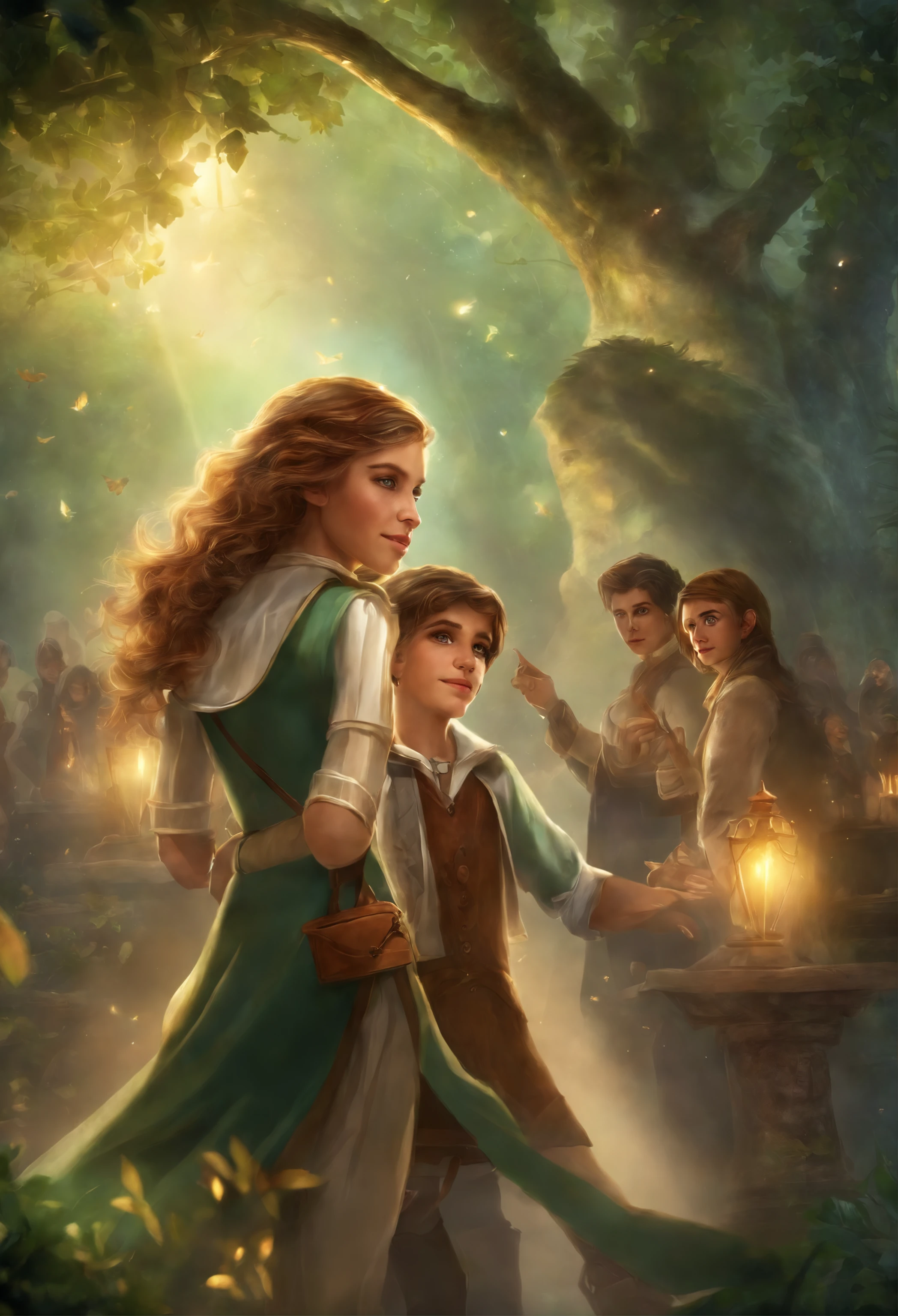 title: "Academia Arcana: The Magical Creatures Boarding School"

1. The protagonist is a young fairy named Lila, que sempre foi curiosa sobre o mundo humano e anseia por descobrir seus segredos. Ao ingressar na Academia Arcana, Lila befriends a diverse group of non-human students, each with unique magical abilities.

2. During a class on the Magic Forest, Lila e seus amigos encontram um portal escondido, taking them to an unknown part of the magical world. There, They discover an ancient prophecy that says only they can save the kingdom from a great threat.

3. O romance se desenvolve entre Lila e um jovem lobisomem chamado Ethan. No entanto, suas diferentes origens criam um conflito entre eles, for many believe that the union between fairies and werewolves is forbidden.

4. Durante as aulas, Students learn to control and hone their specific magical skills. Ademais, They also have lessons on how to adapt to the human world and blend in with humans without revealing their true identity.

5. The competition between the different races is fierce, levando a intrigas e rivalidades entre os alunos. A group of orc students try to sabotage the other races