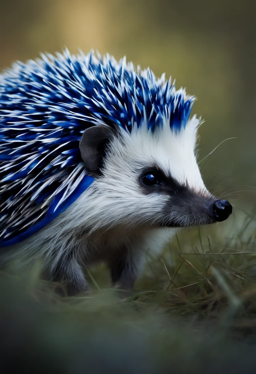 A blue hedgehog