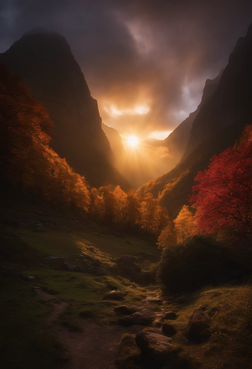 Xi rays cutting through the darkness at the gates of Tannhäuser