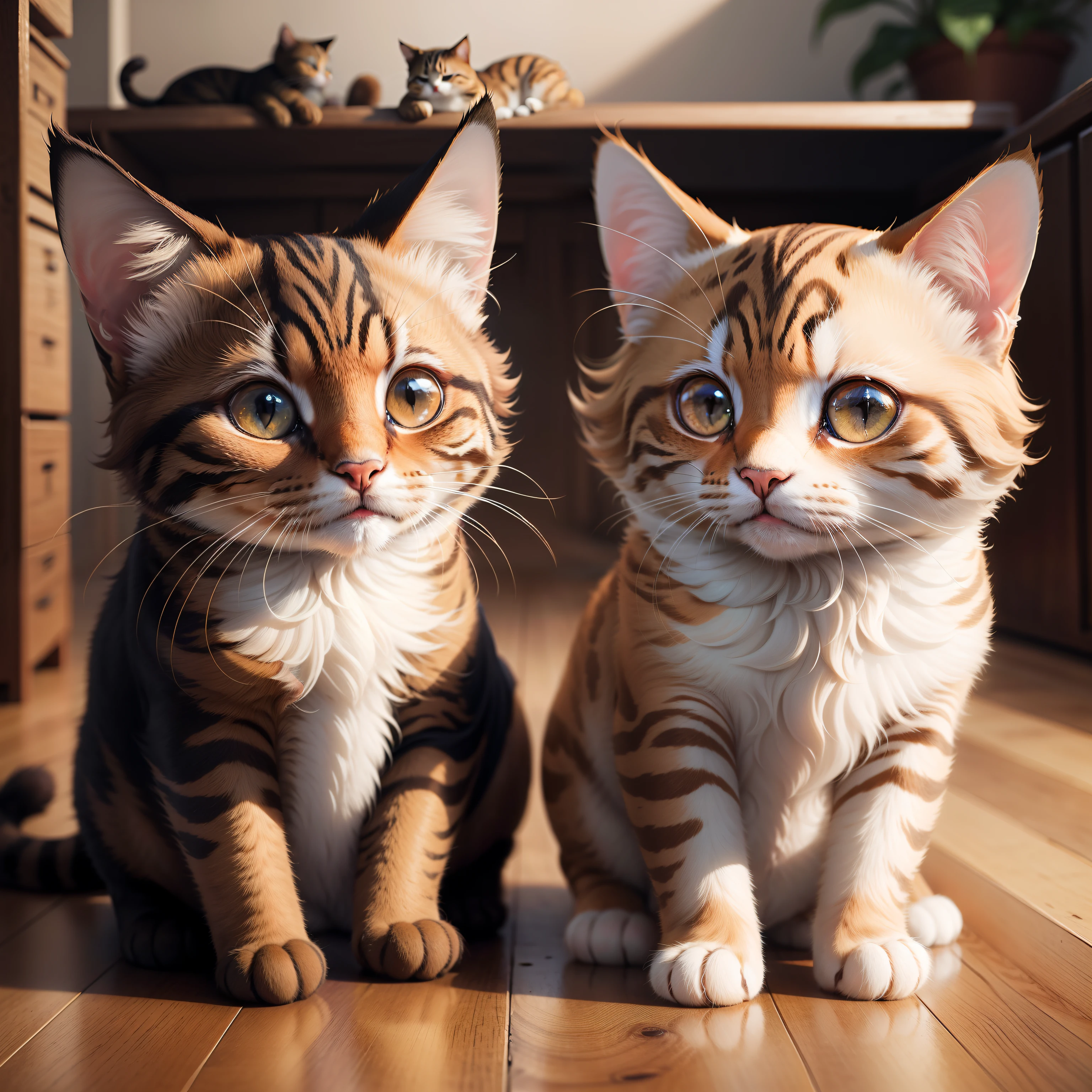 brown cute cats