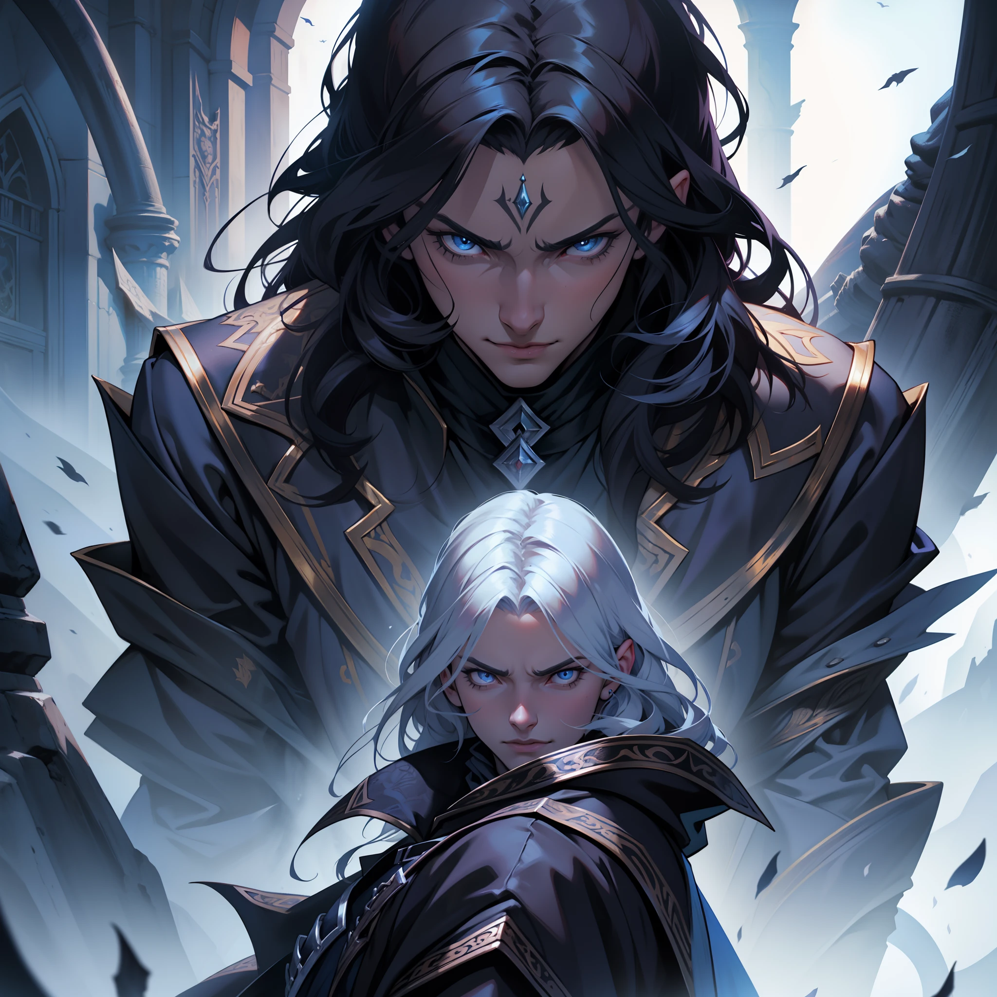 Castlevania Lord of Shadows hyper realistic super detailed face portrait angle zoom different positions of the same Character design view angle different