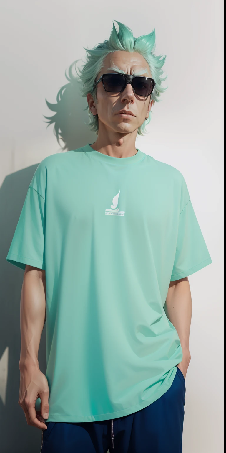 Rick Sanchez street wear, sunglass,