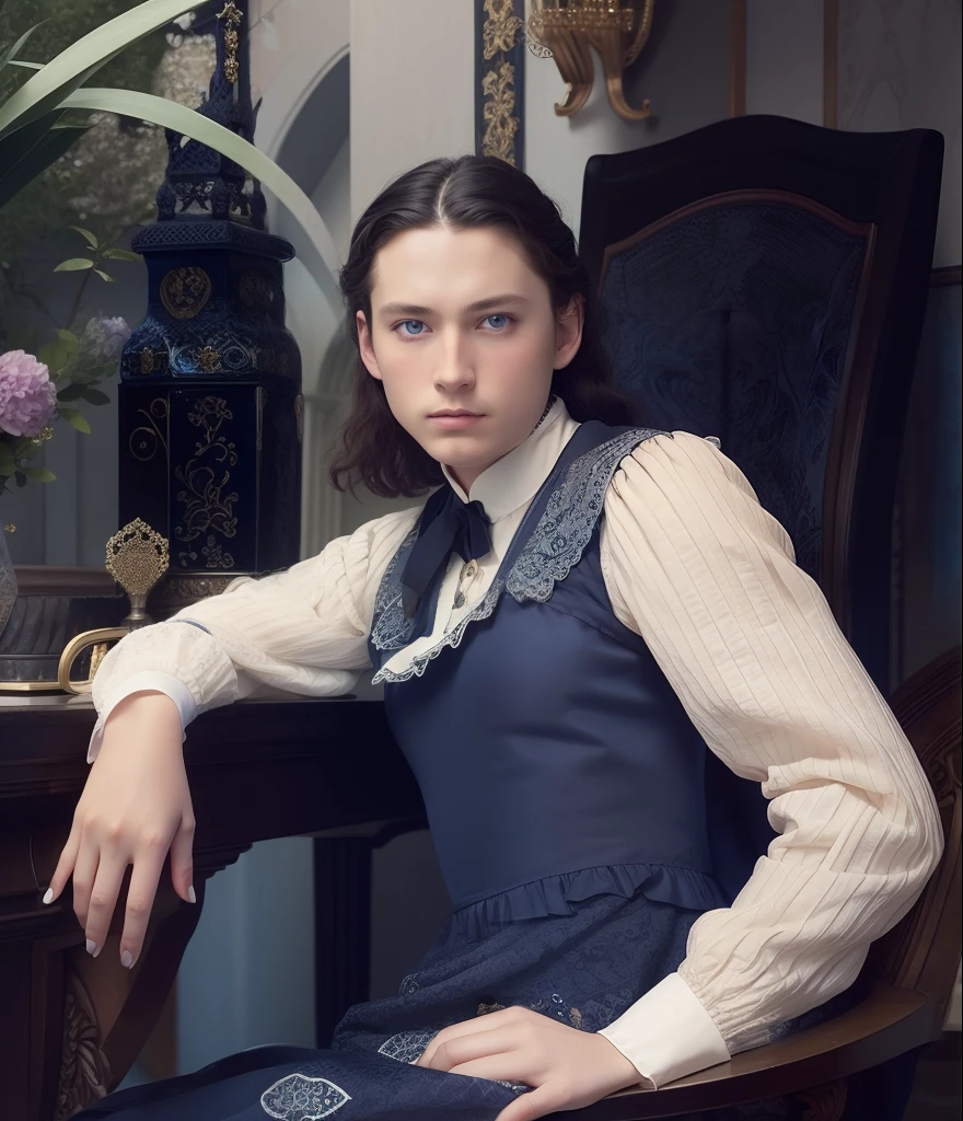 European Princess、Eyes are deep blue、Aristocratic hobby、Decadent beauty、Pre-Raphaelites