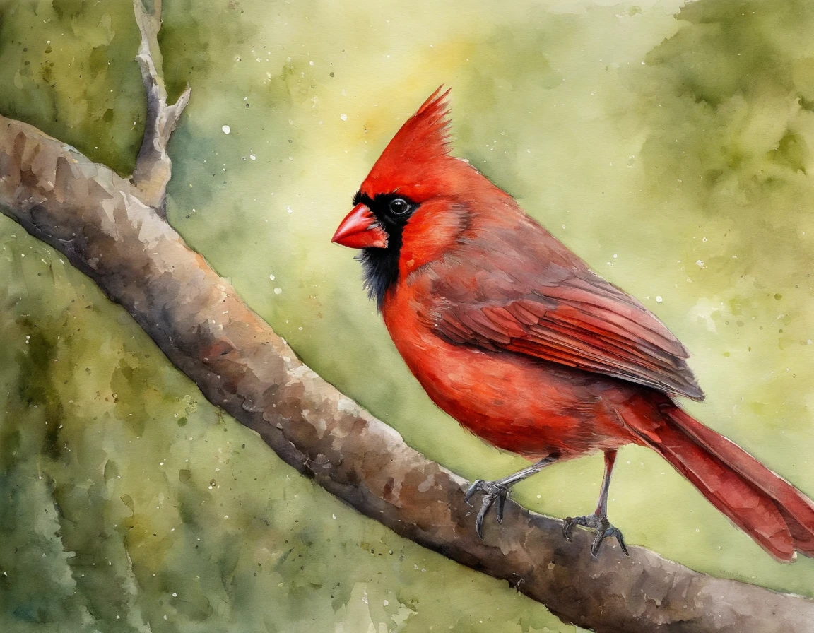 a northern cardinal, Cardinalis cardinalis
