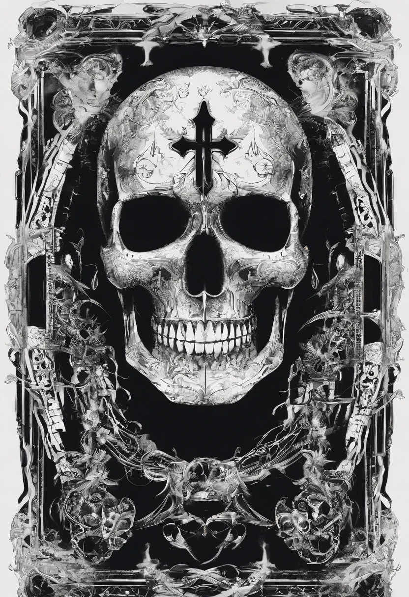 scull and pentagram with pentagrams and stars on a paper background, sacred scull, Detailed cover, White mandala bones, very detailed dark graphics, cellar, morphing sculls, Remember Death, Thomas Weirath: difficult, fantasy scull, scull design for a rock band, sculls around, death scull, scull, drawing of a scull, Anna Dittman