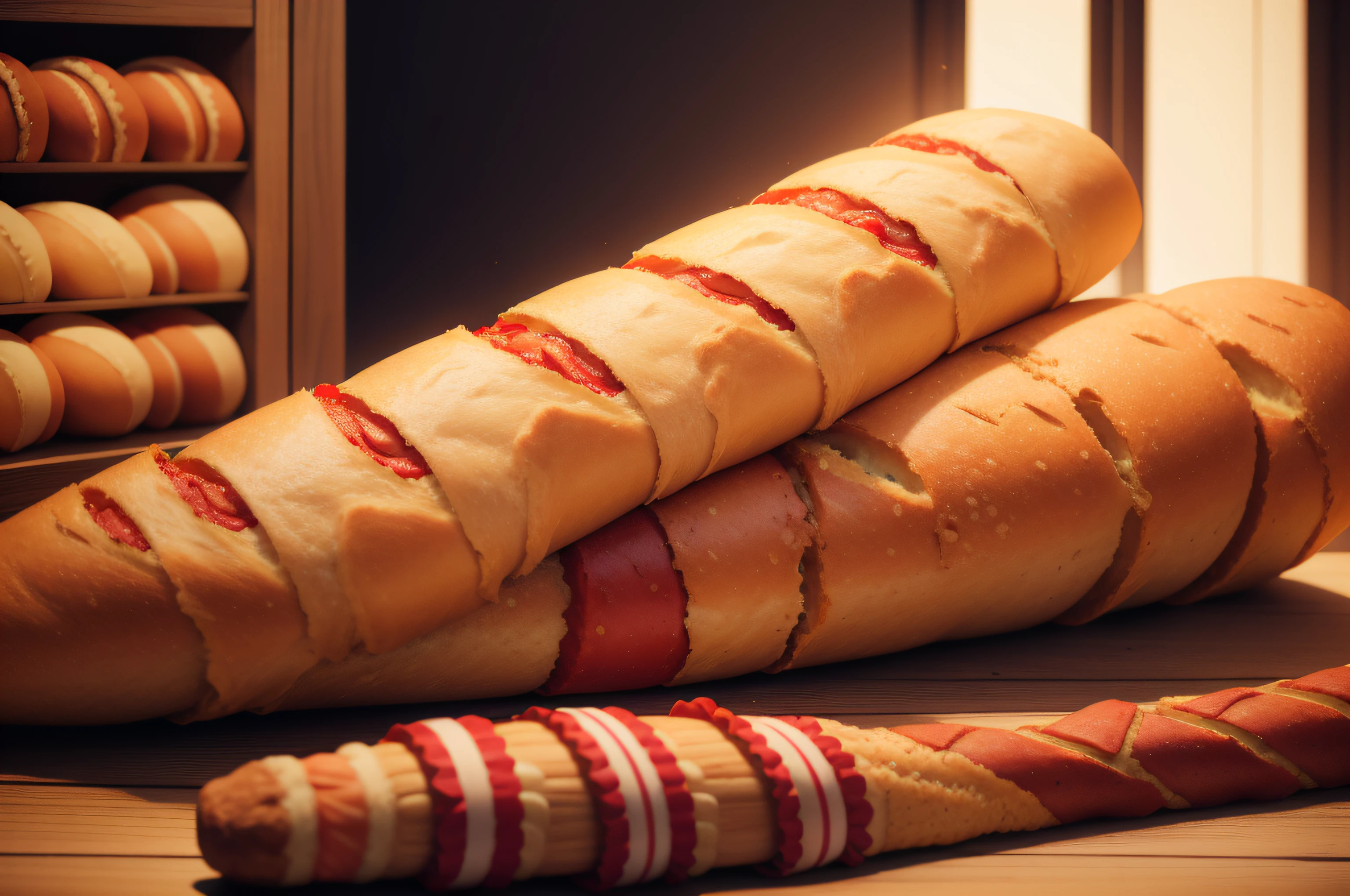 a red baguette