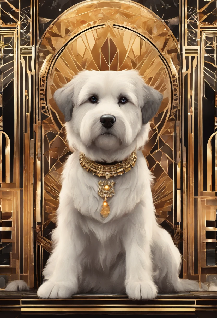 ONE DOG BIRTHDAY PARTY, ULTRA REALISTIC DOG IN 8K, SUPER DETAILS AND VIBRANT COLORS, IMAGE WITHOUT RESIDUE, IMAGE WITHOUT ERRORS, IMAGE WITHOUT TWO HEADS, IMAGE WITHOUT DOUBLE-SIDED, ENVIRONMENT DETAILS SUPER WORKED, CAKE AND CANDLES SUPER DETAILED,