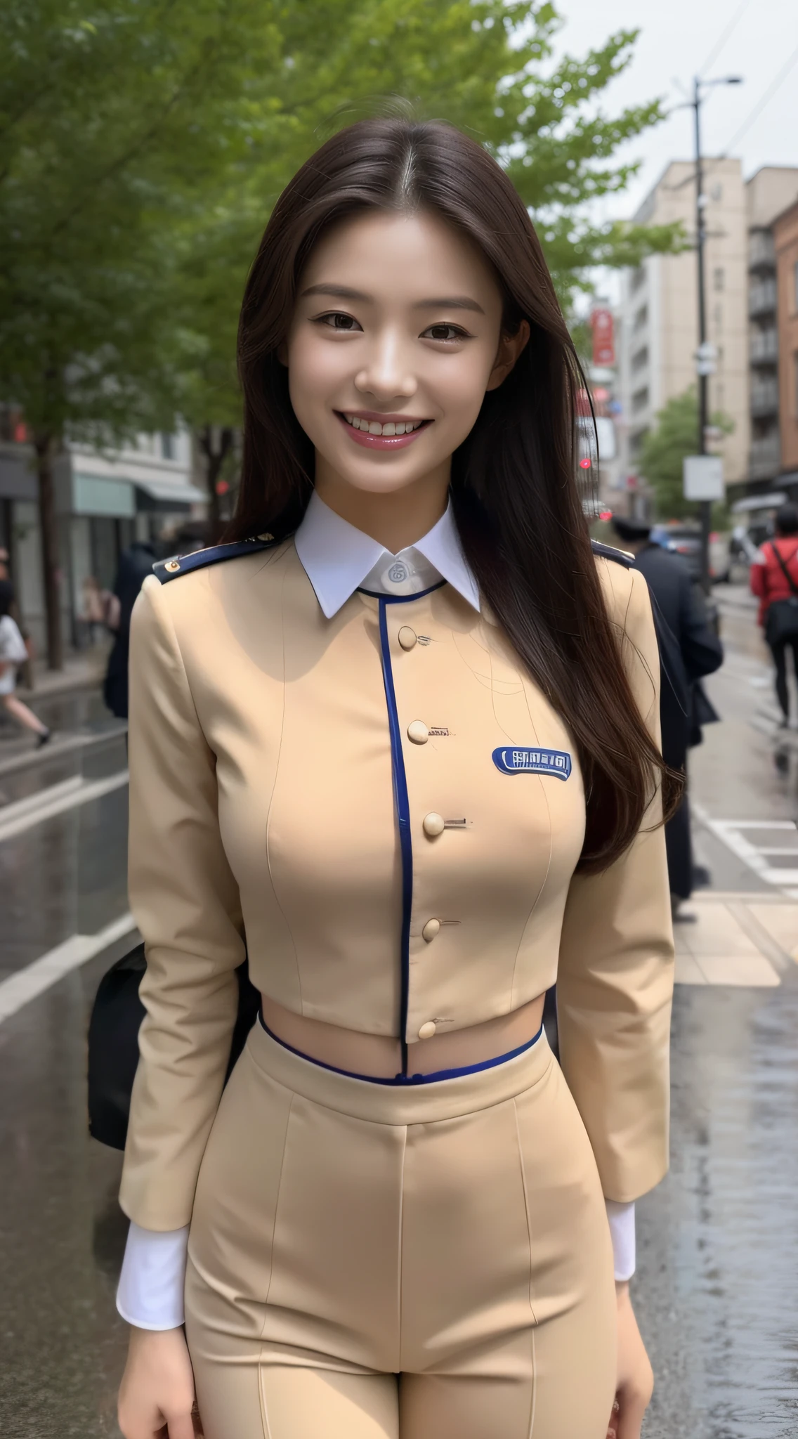 Wear tight uniforms、Tight uniforms