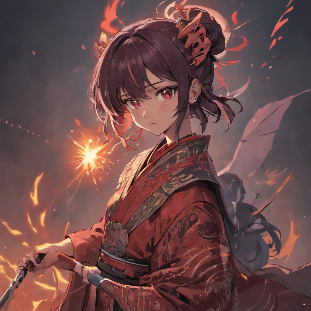 a samurai warrior woman with the dragon tattoos and a sword in her hand, highly detailed dark art, extremely detailed woman, a beautiful artwork illustration, great digital art with details, stunningly detailed artwork, dark fantasy mixed with realism, dark but detailed digital art, beautiful digital artwork, highly detailed vector art, highly detailed digital artwork, super intricate realism, highly detailed fantasy art, intricate detailed digital art , splash of blood