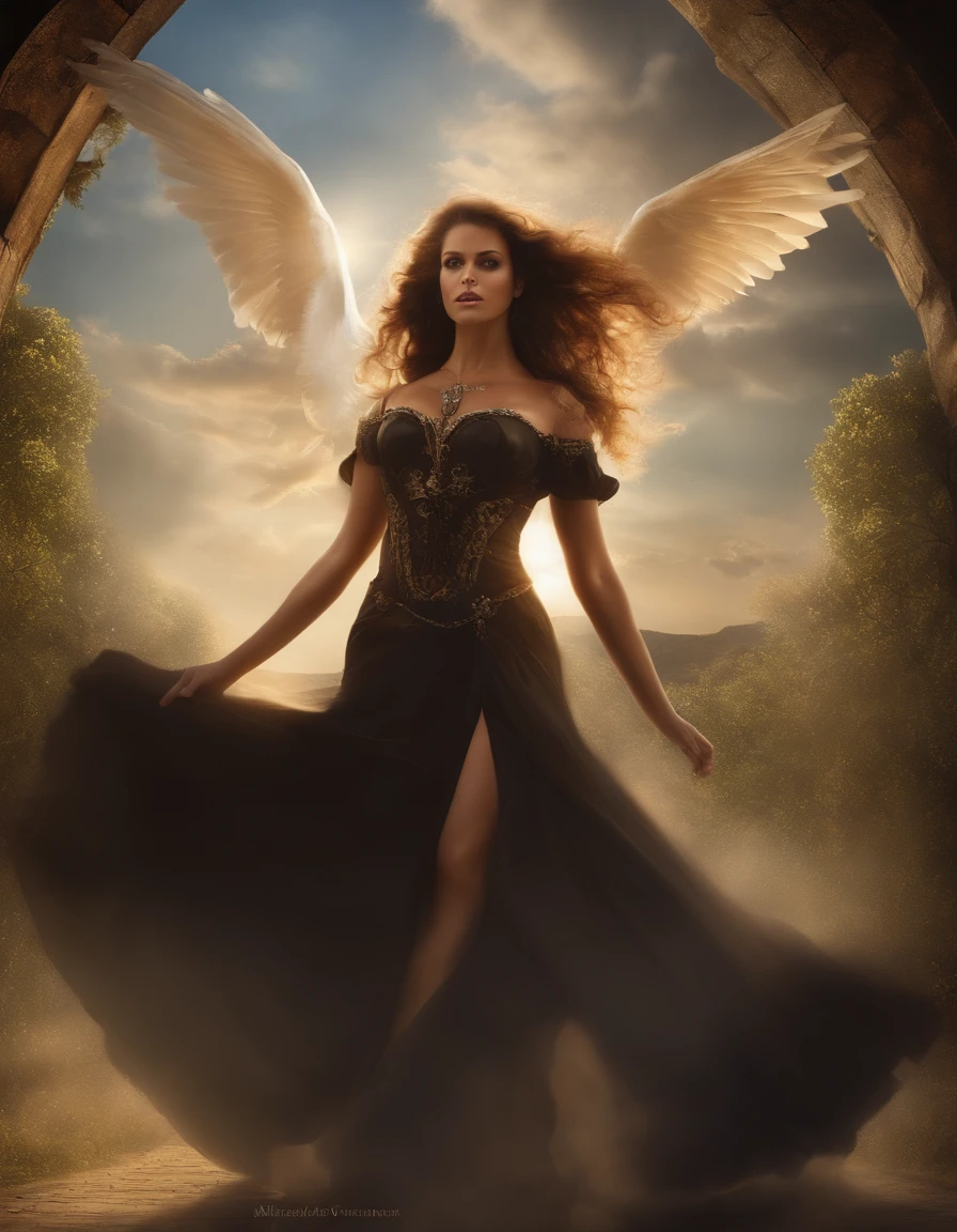 best quality, masutepiece, 超A high resolution, (fotos realistas:1.4), Surrealismo, Semelhante a um sonho,FusionArt, Shadow dancer, magia das sombras, Darkness Control, furtividade, passo de sombra, Ambral Spell, hidden blade, giant eyes in the sky