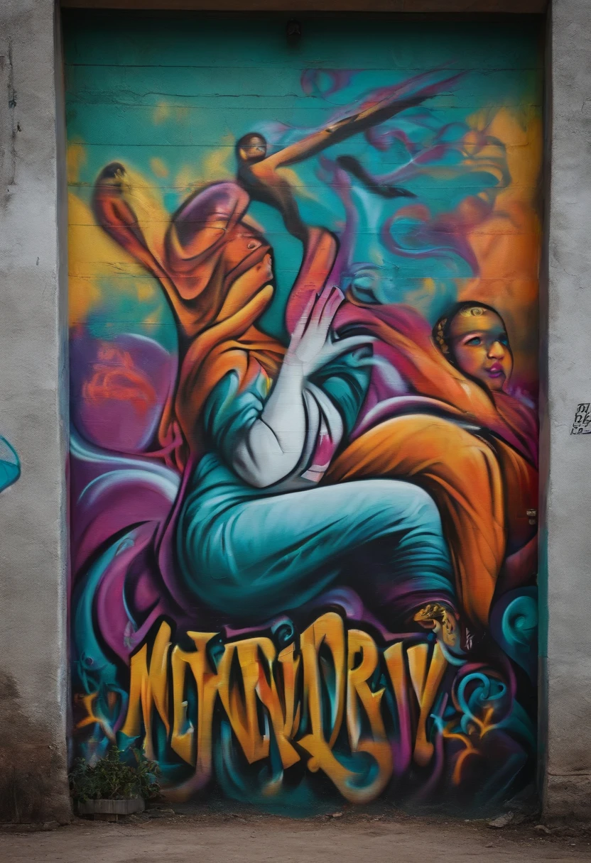 grafiti con la palabra Montrey