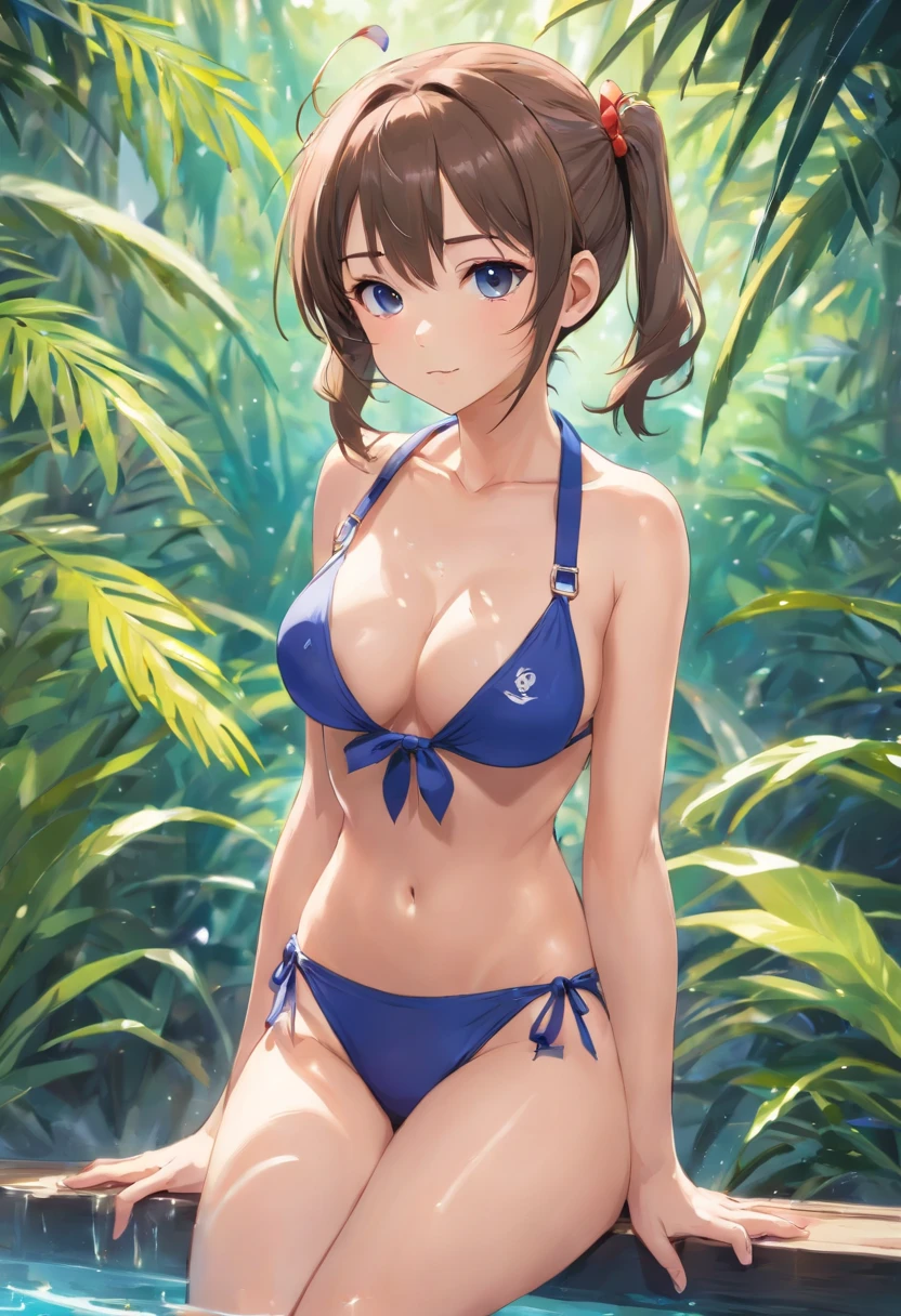 breasts are especially large, And a black bikini,Cornflower Art, Dreamy, (masutepiece, of the highest quality, Perfect Anatomy, Beautiful face, Realistic, super detailed, 1 girl, 18 Years of Old Age Solo, depth of fields, Canon 24mm Lens, F1.4, Cute_girl, sailors_ Collar, Clear facial features,, Small breasts, slender height, height 180cm, Barefoot, double ponytails, Bangs, Gravure Pose, Indoor, Slouch, Chest Gap Jungle, Blurred background, (Uwabaki: 1.1576)) Whole body, Clear liquid dripping from the crotch, The bikini, breasts visible, Transparent Bra,, Erotic, , NSFW Movie Bikini,Cornflower Art, Dreamy, (masutepiece, of the highest quality, Perfect Anatomy, Beautiful face, Realistic, super detailed, 1 girl, 18 ears in old age,In solo works, the chest is especially large, depth of fields, Canon 24mm Lens, F1.4, Cute_girl, sailors_ Collar, Clear facial features,, Small breasts, slender height, height 180cm, Barefoot, double ponytails, Bangs, Gravure Pose, Indoor, Slouch, Chest Gap Jungle, Blurred background, (Uwabaki: 1.1576)) Whole body, Clear liquid dripping from the crotch, Black Bikini, breasts visible, Transparent Bra,, Erotic, , NSFW Film, strange