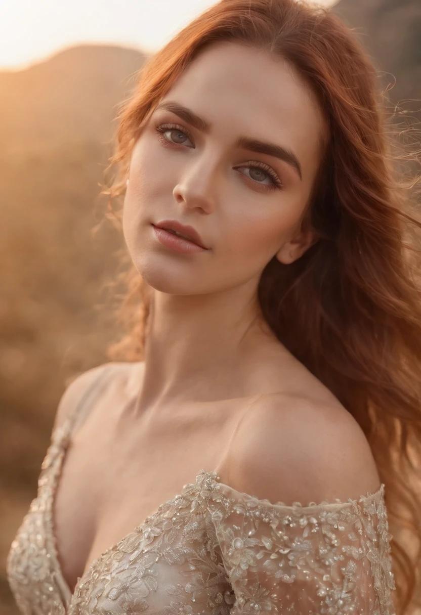 (highest resolution,best quality,4k,8k,highres,masterpiece:1.2),ultra-detailed,realistic,photorealistic,rouse lying in lingerie in a flower field,beautiful detailed eyes,beautiful detailed lips,extremely detailed eyes and face,long eyelashes,red-haired,lingerie,feminine,curly hair,flower crown,serene expression,lush green grass, vibrant colorful flowers,soft and dreamy lighting,romantic atmosphere.