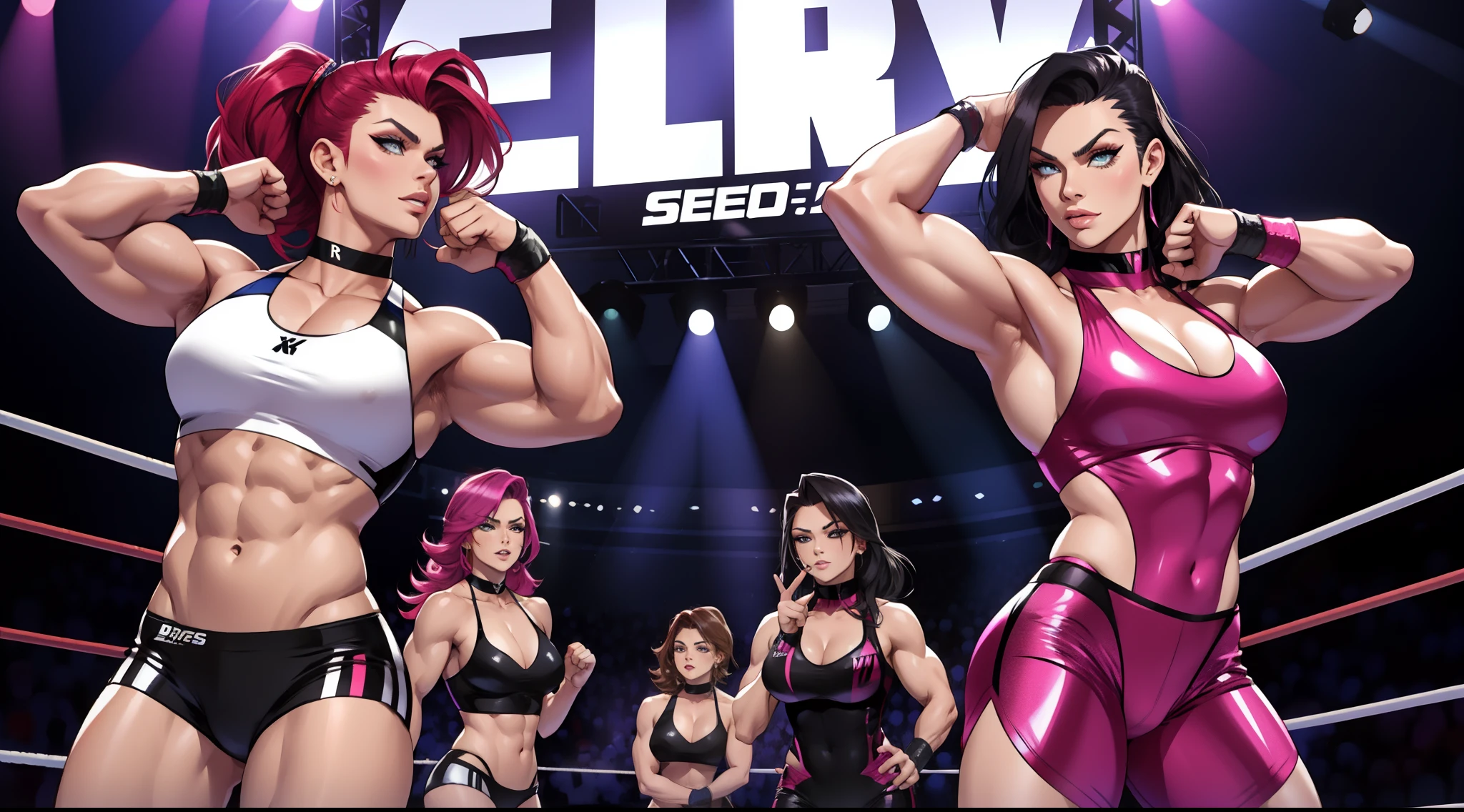 Divas WWE . (muscle: 2.0)
