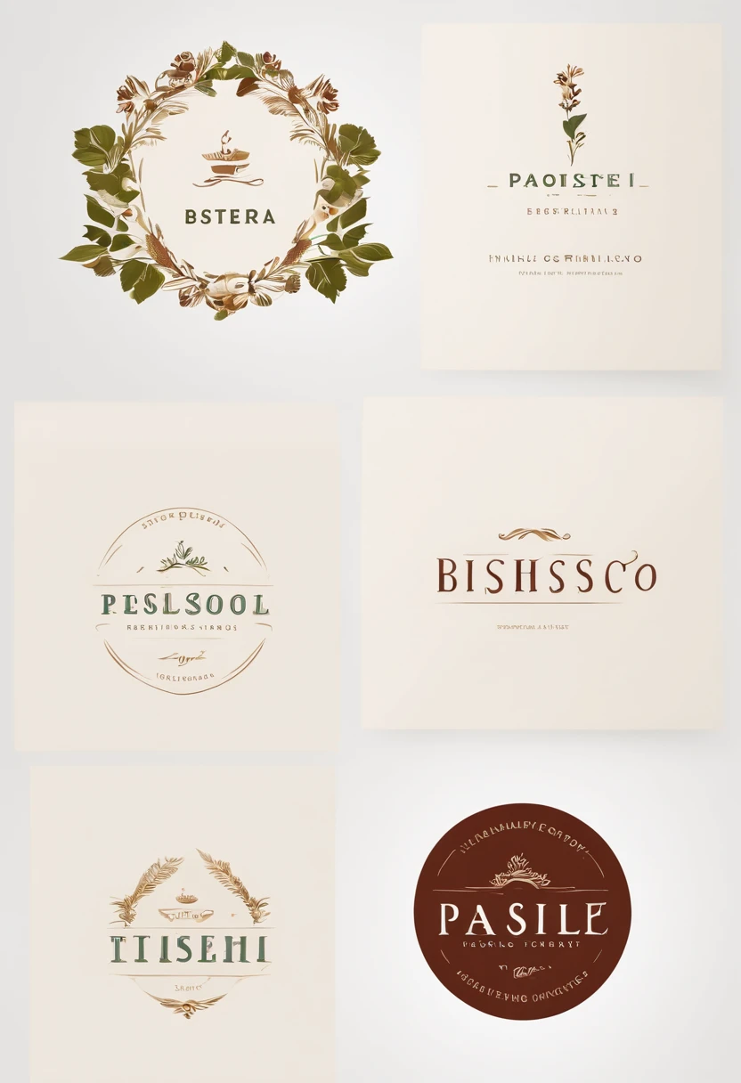a minimalist logotype for a bistro