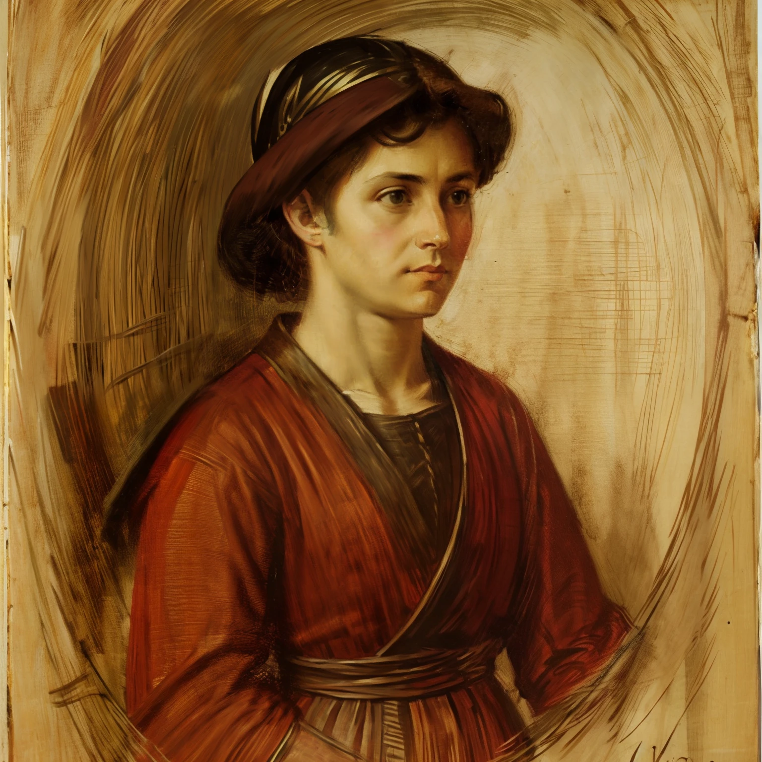 Retrato do Rei, era medieval anos 1200
